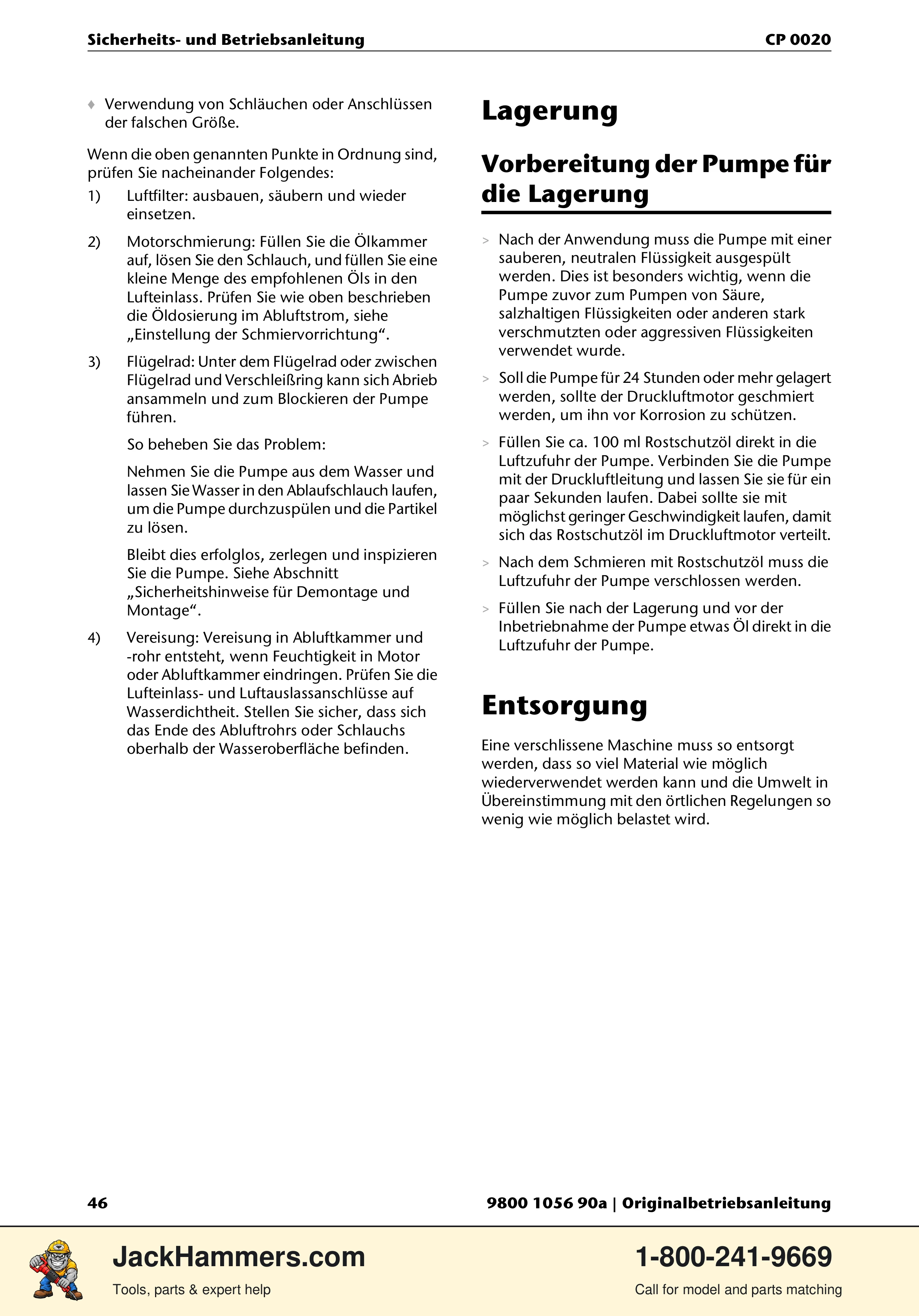 Chicago Pneumatic CP 0020 PDF page 46 of 112