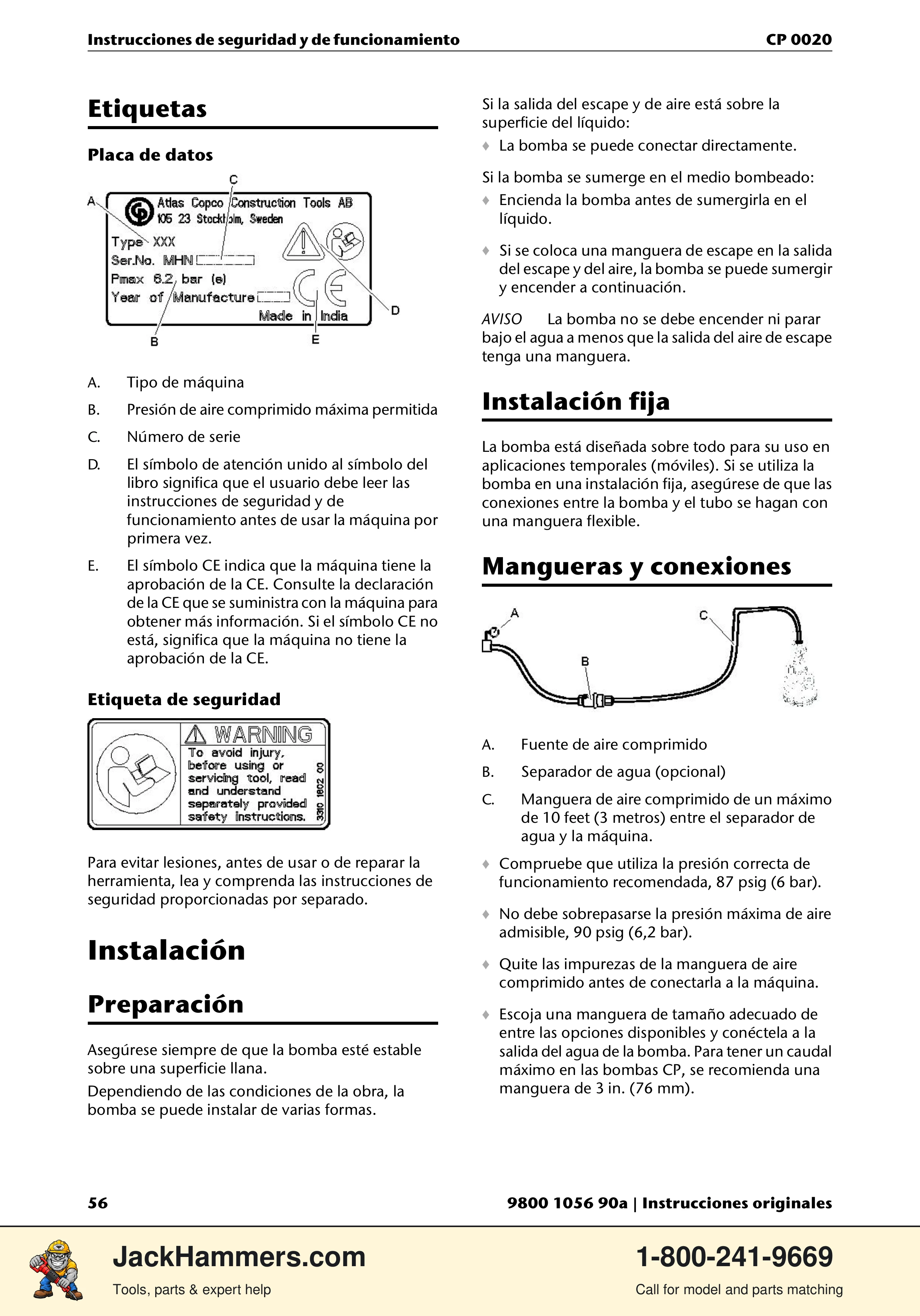 Chicago Pneumatic CP 0020 PDF page 56 of 112