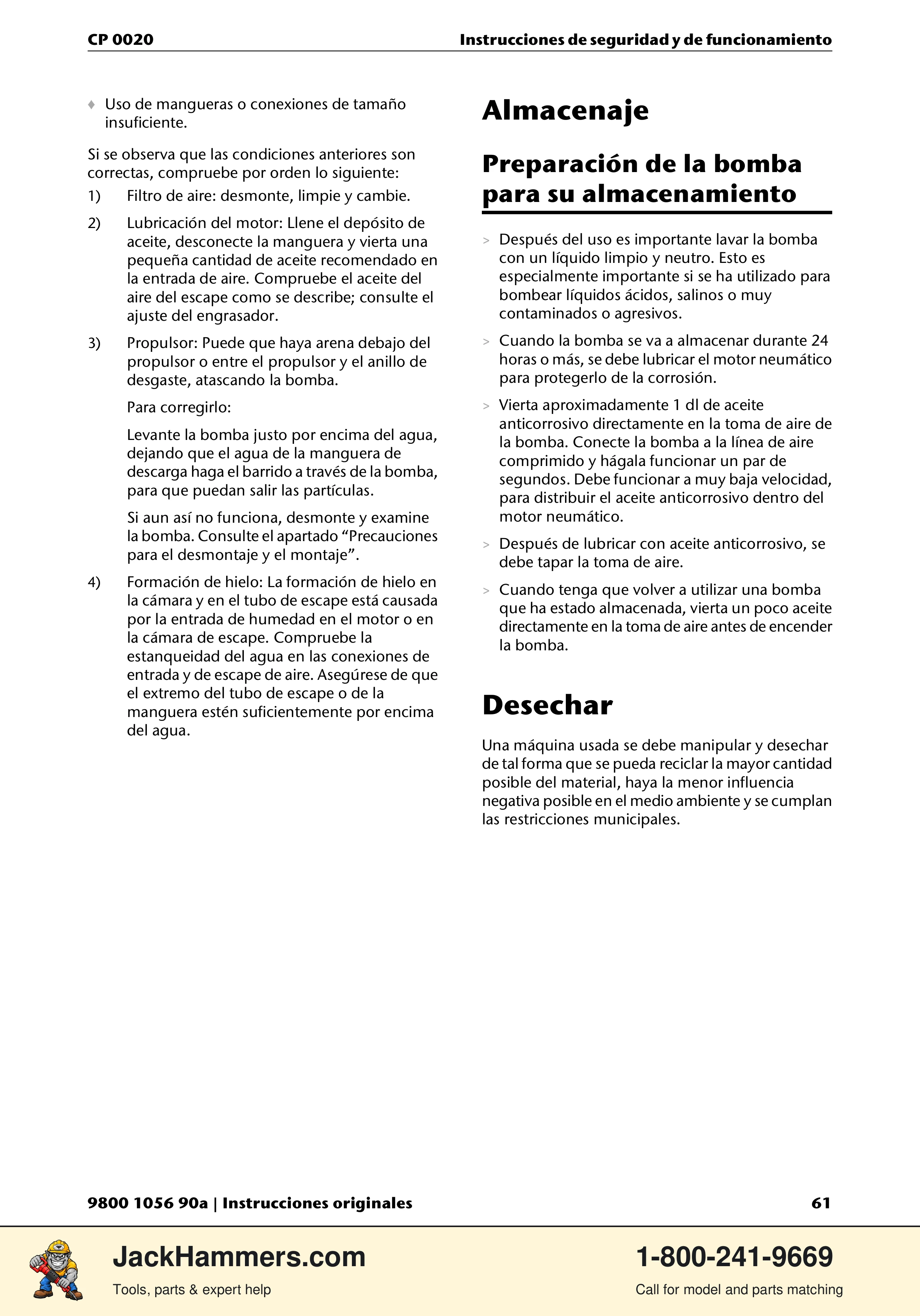 Chicago Pneumatic CP 0020 PDF page 61 of 112