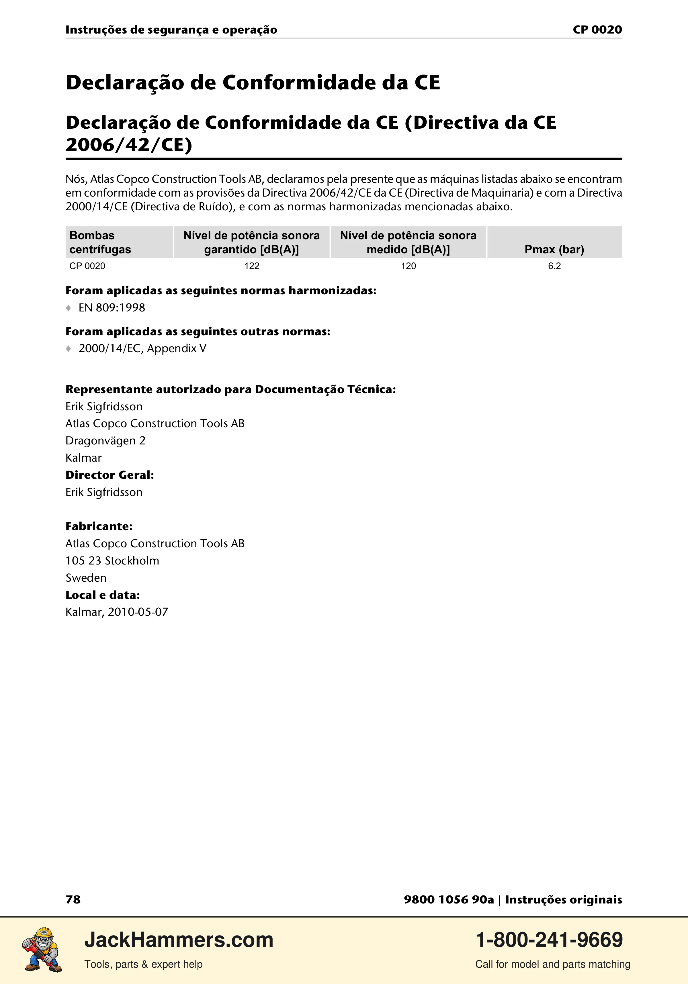 Chicago Pneumatic CP 0020 PDF page 78 of 112