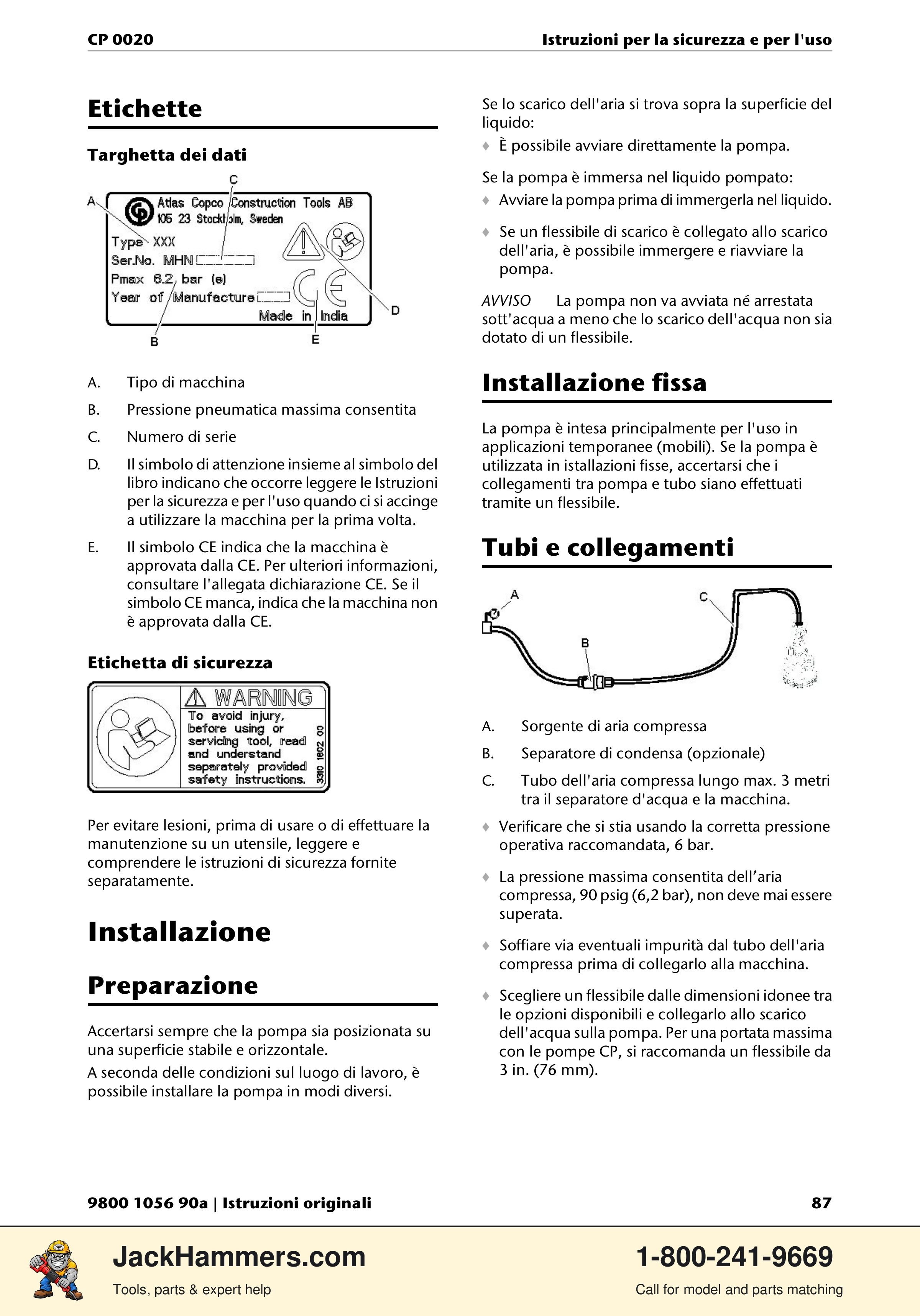 Chicago Pneumatic CP 0020 PDF page 87 of 112