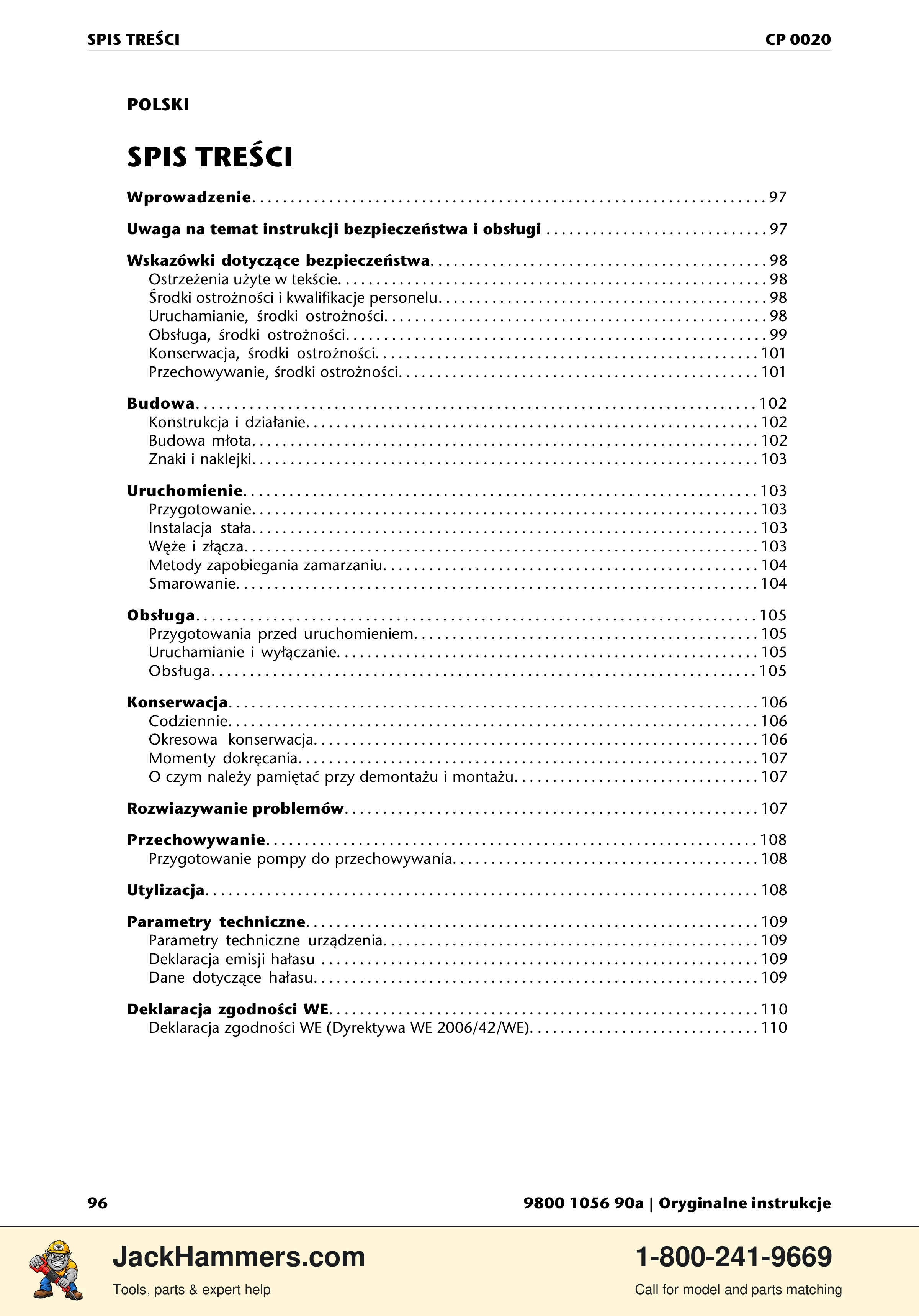 Chicago Pneumatic CP 0020 PDF page 96 of 112