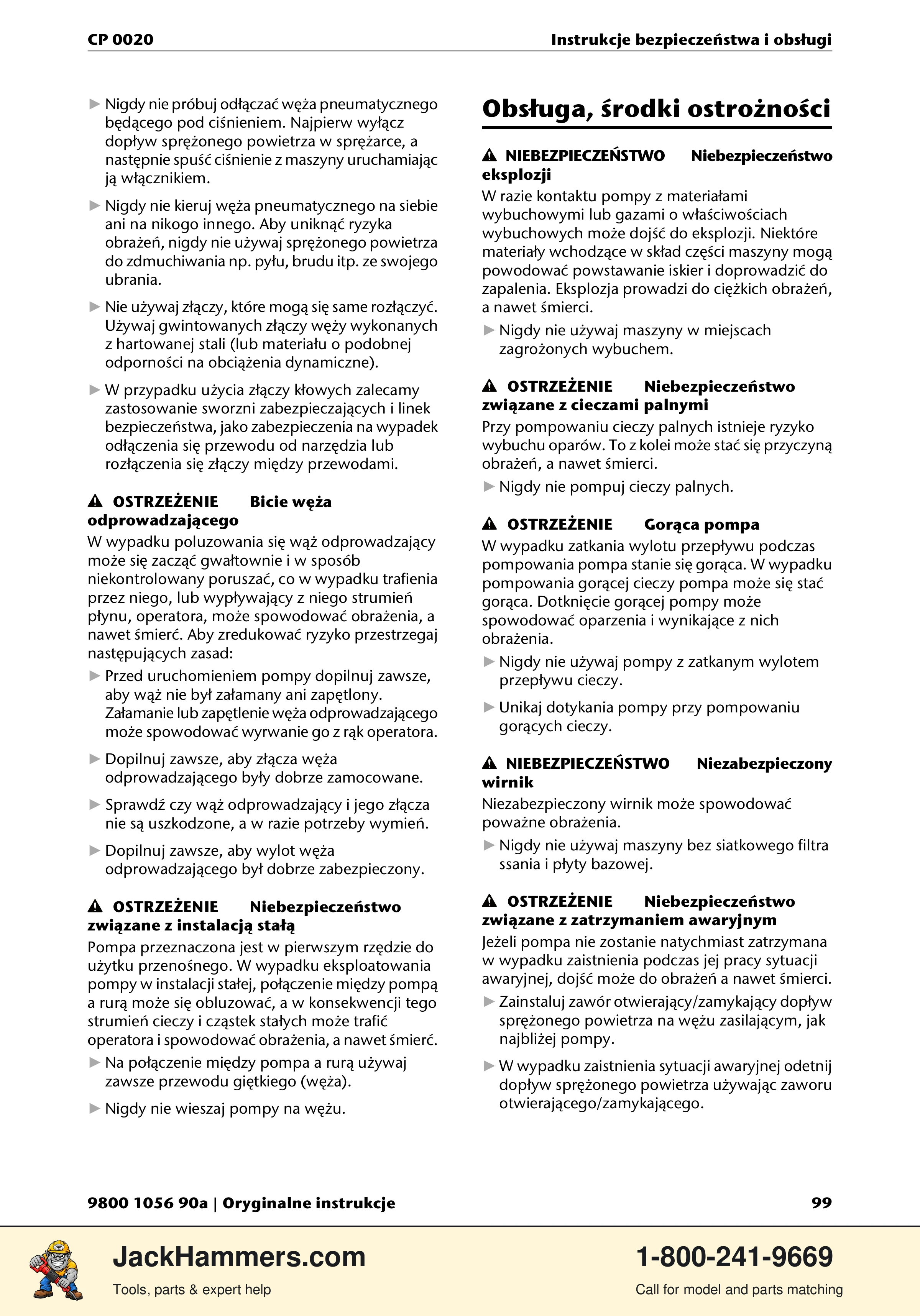 Chicago Pneumatic CP 0020 PDF page 99 of 112