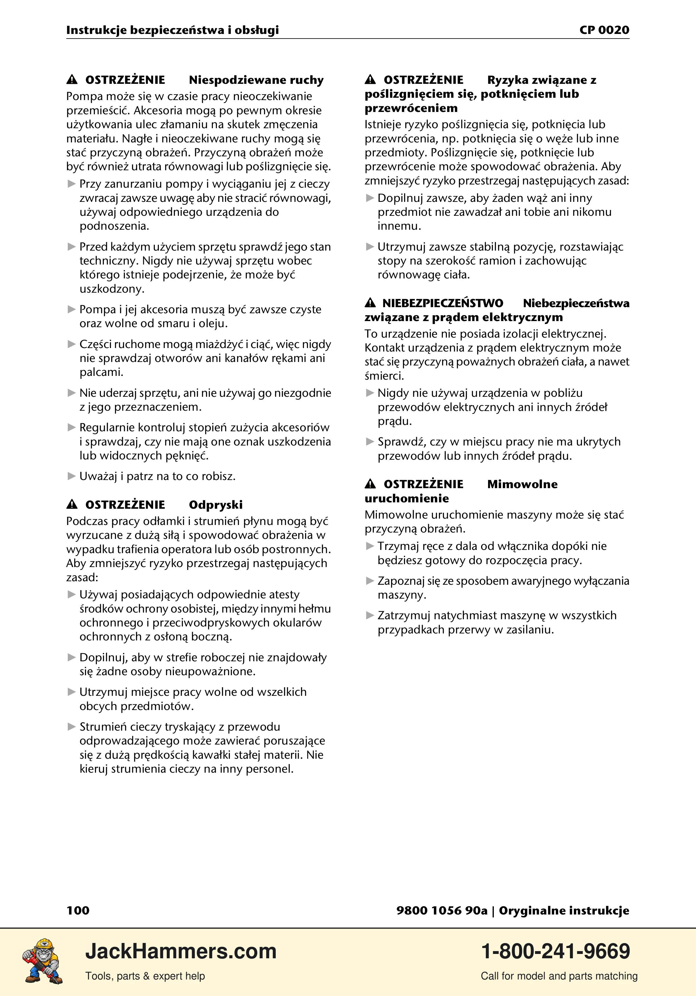 Chicago Pneumatic CP 0020 PDF page 100 of 112