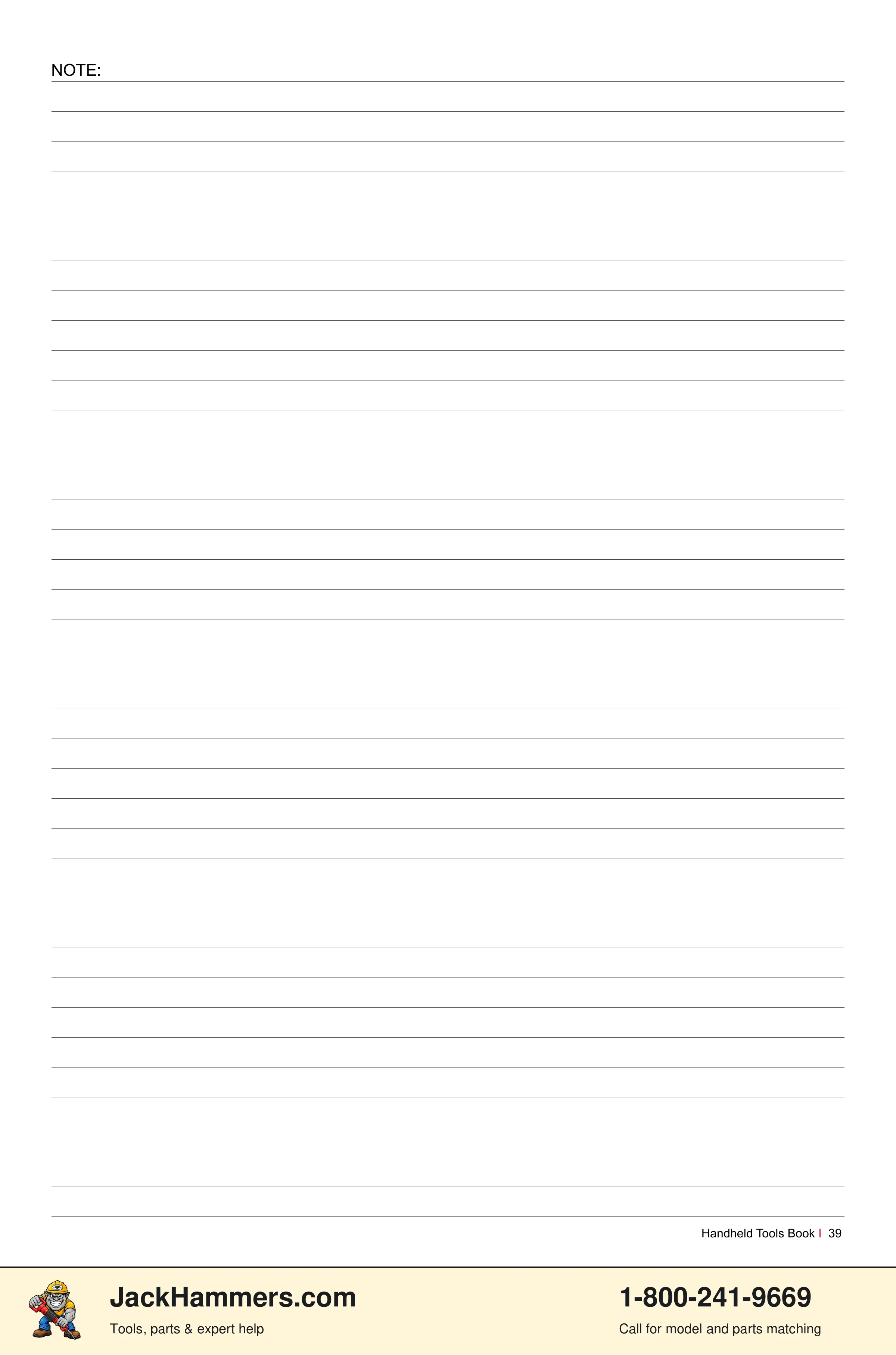 Chicago Pneumatic CP0112 Series PDF page 39 of 40