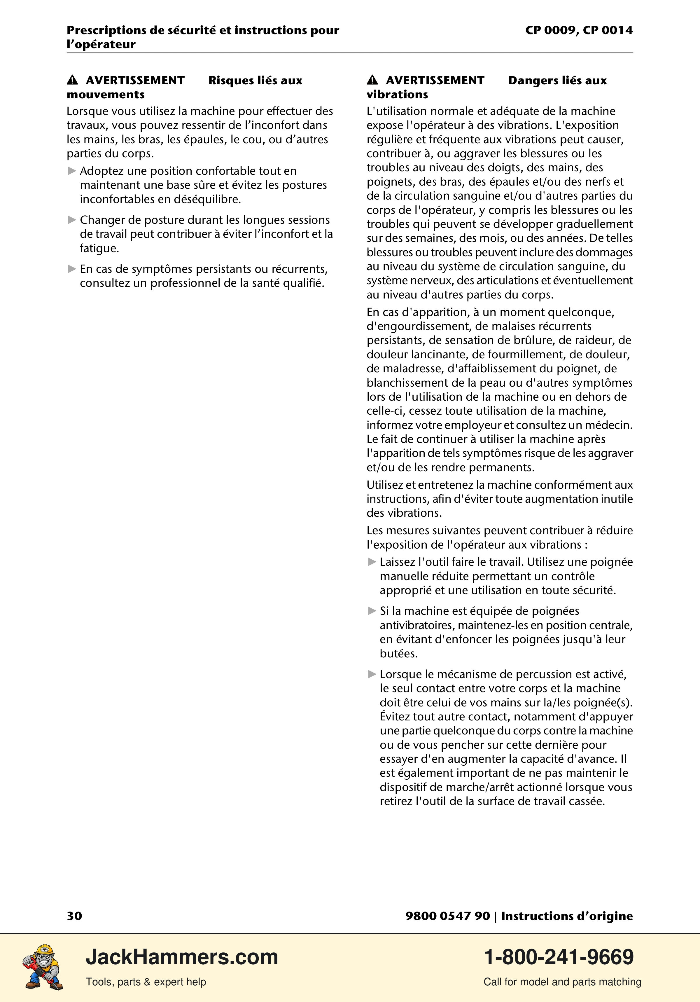 Chicago Pneumatic 0009 Series / 0014 Series PDF page 30 of 260