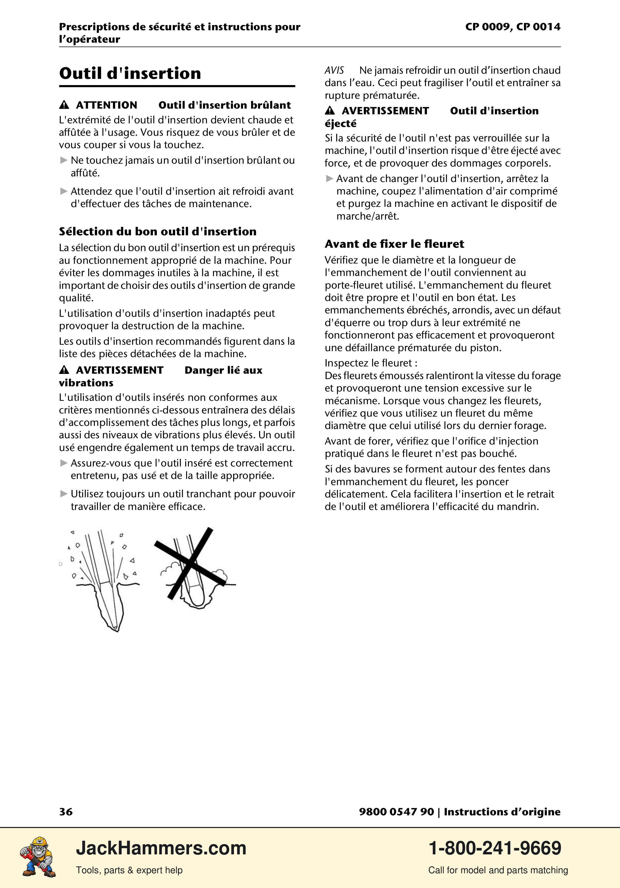 Chicago Pneumatic 0009 Series / 0014 Series PDF page 36 of 260