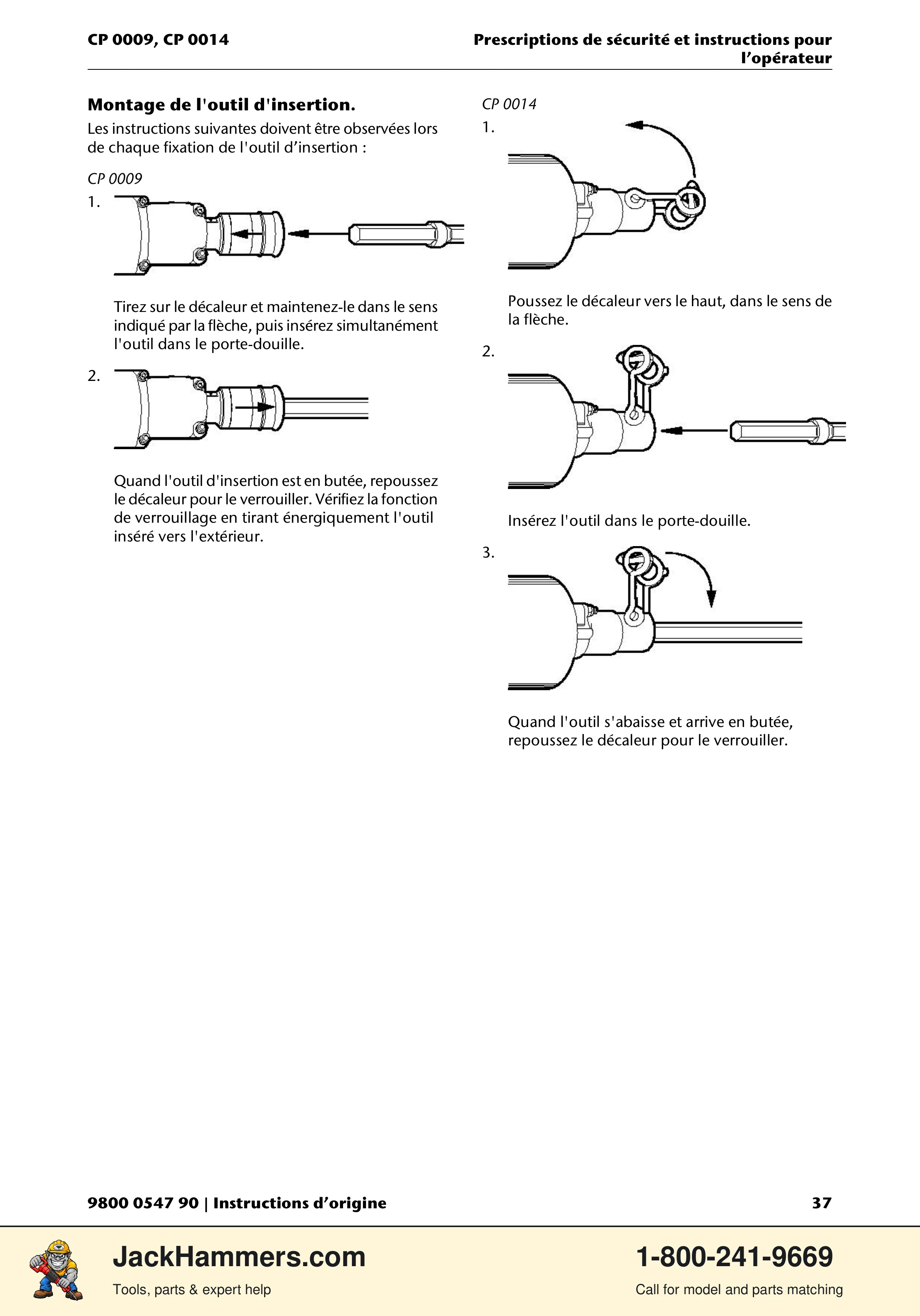 Chicago Pneumatic 0009 Series / 0014 Series PDF page 37 of 260