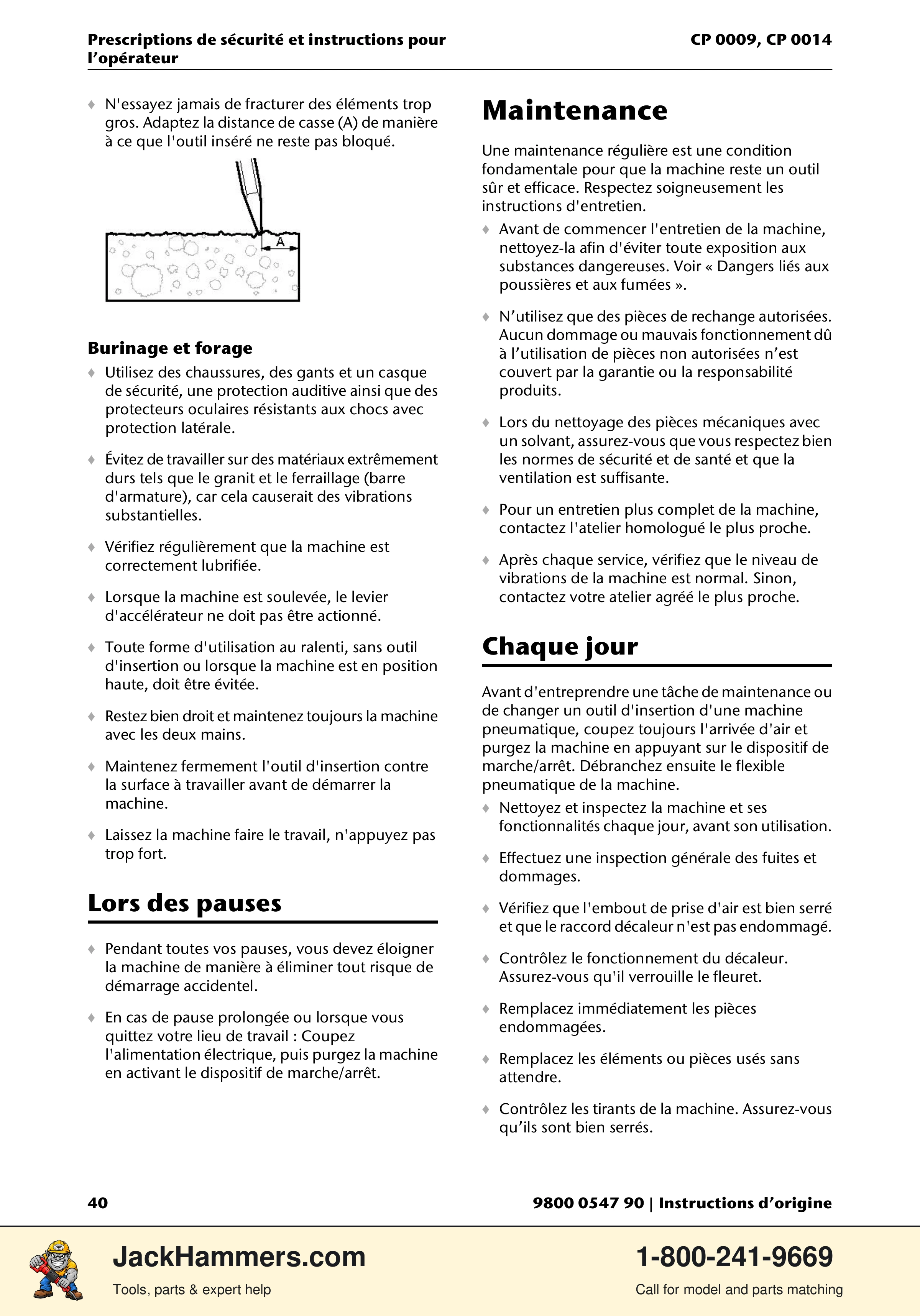 Chicago Pneumatic 0009 Series / 0014 Series PDF page 40 of 260