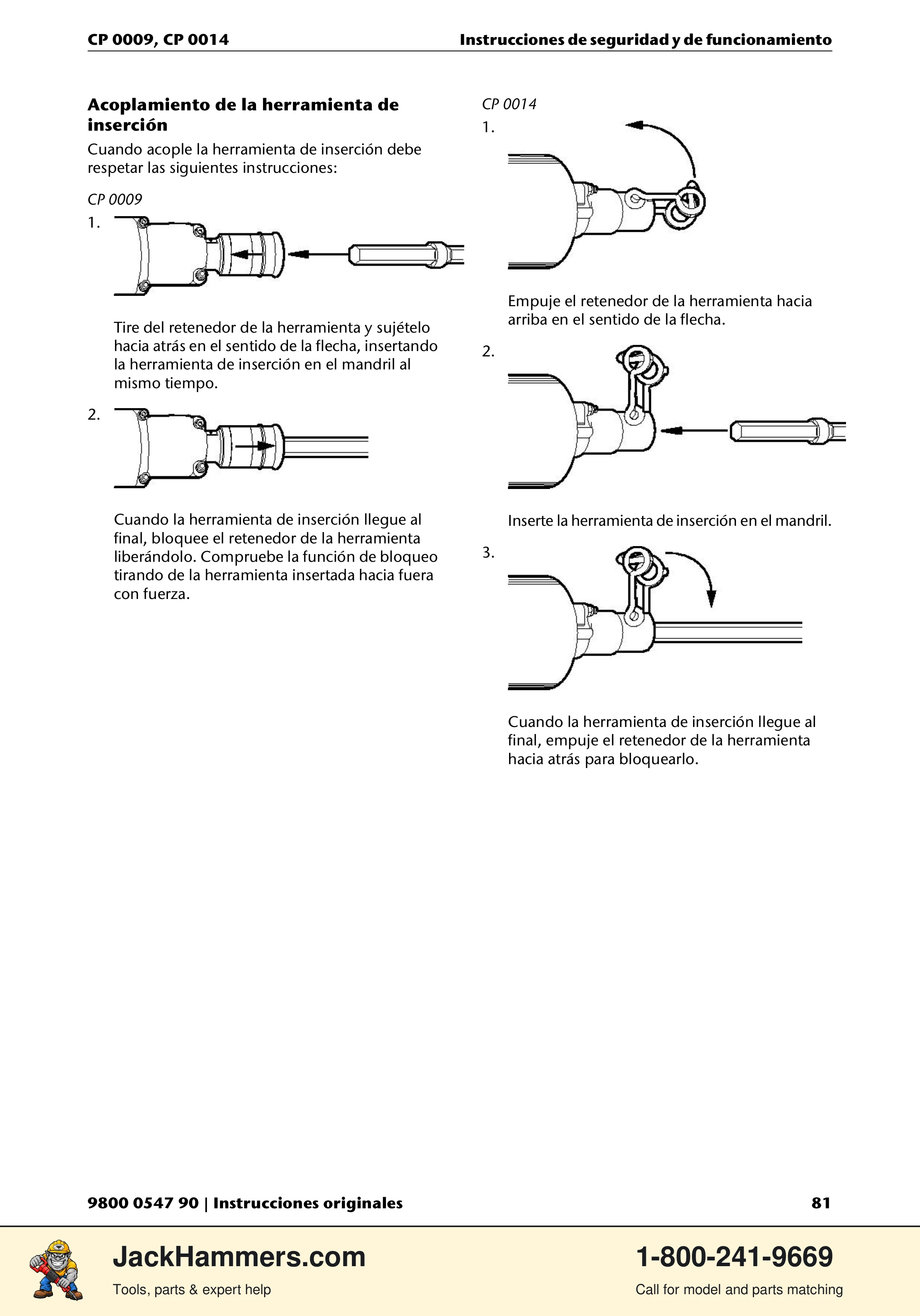 Chicago Pneumatic 0009 Series / 0014 Series PDF page 81 of 260