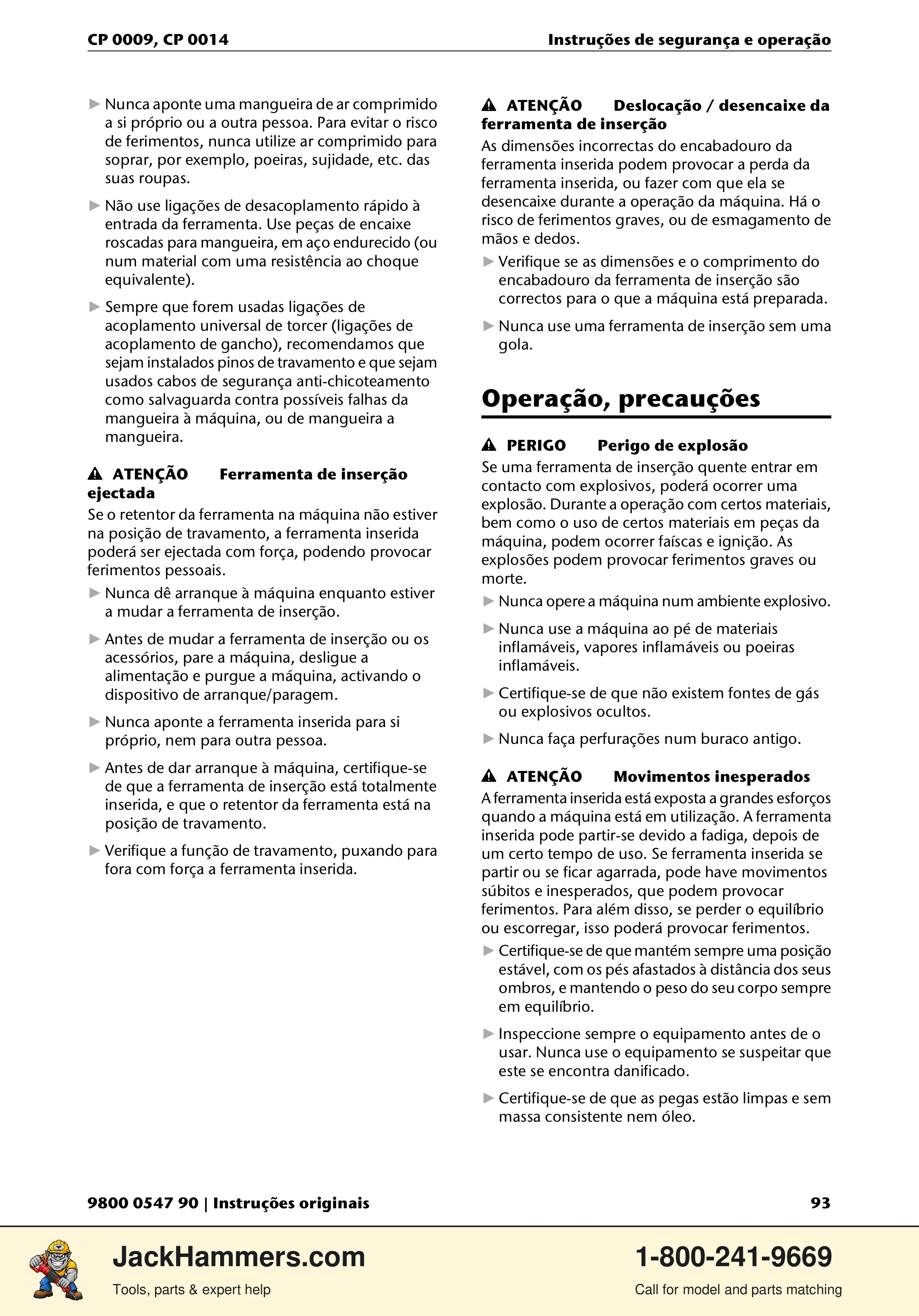 Chicago Pneumatic 0009 Series / 0014 Series PDF page 93 of 260