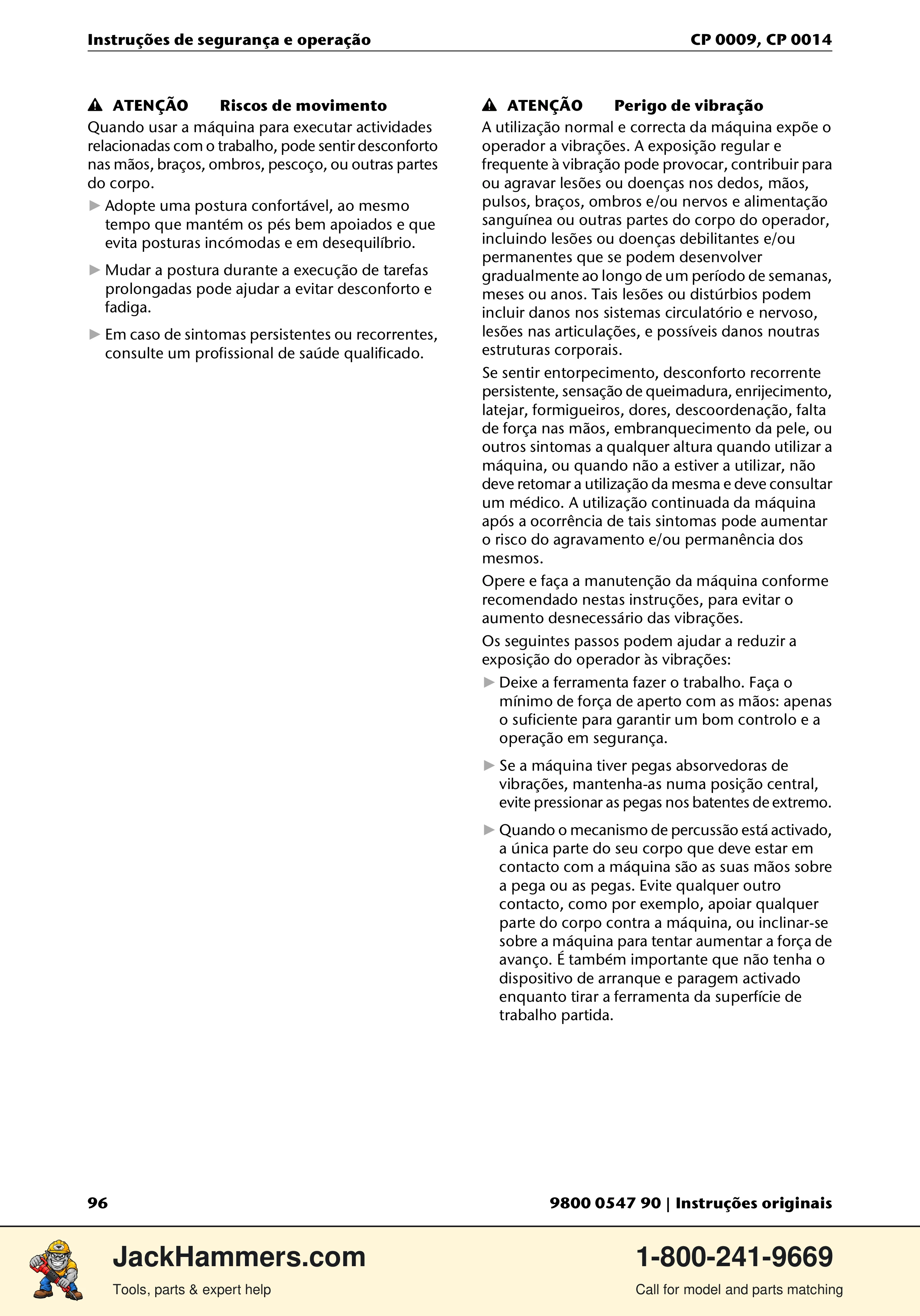 Chicago Pneumatic 0009 Series / 0014 Series PDF page 96 of 260