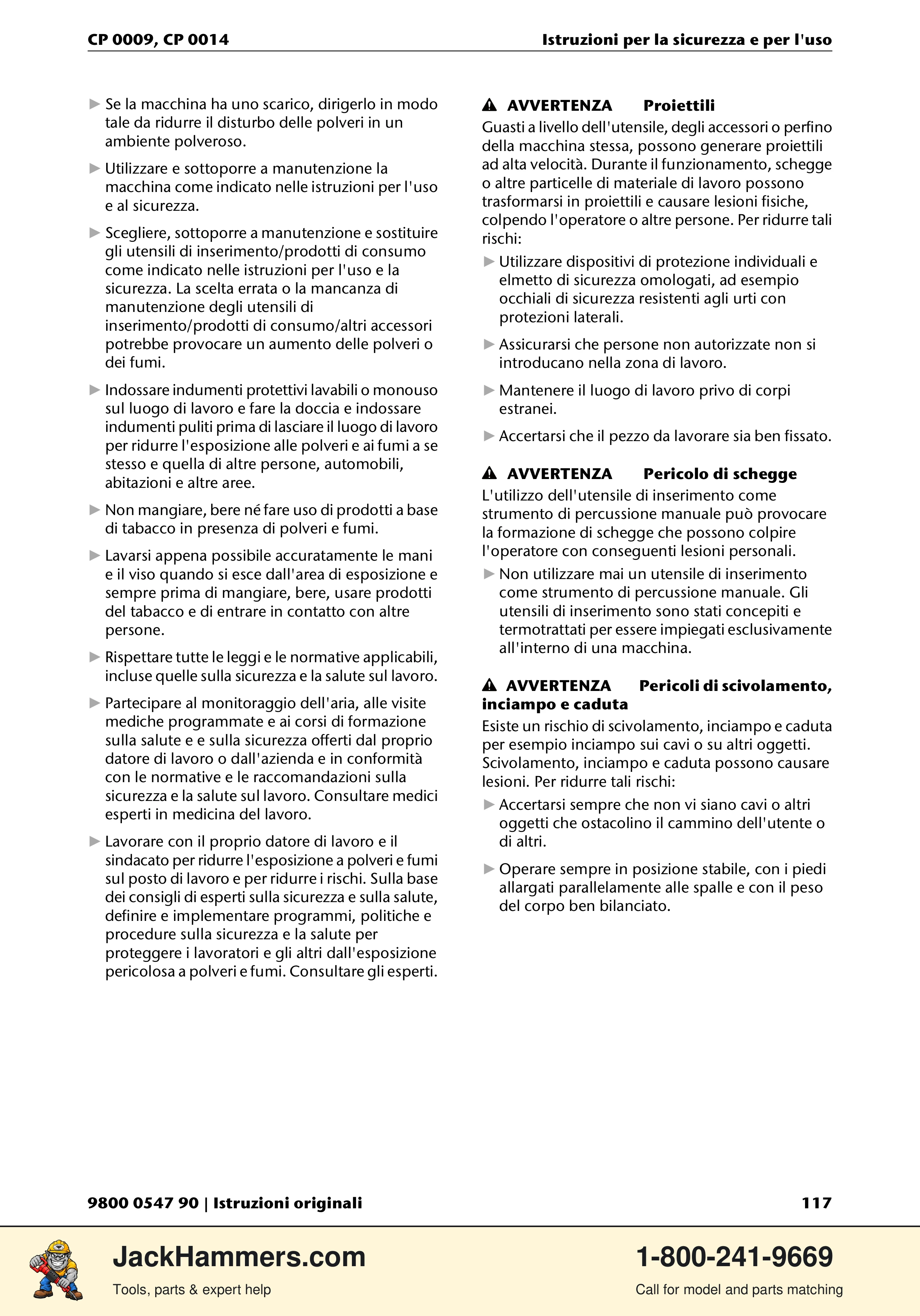 Chicago Pneumatic 0009 Series / 0014 Series PDF page 117 of 260