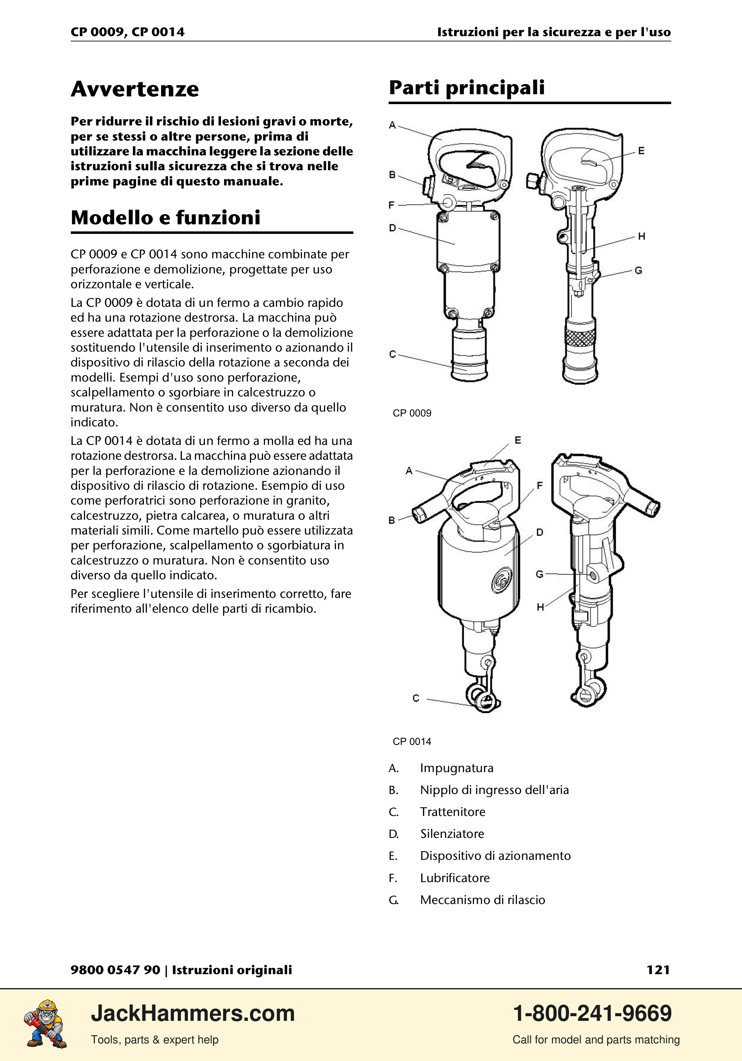 Chicago Pneumatic 0009 Series / 0014 Series PDF page 121 of 260