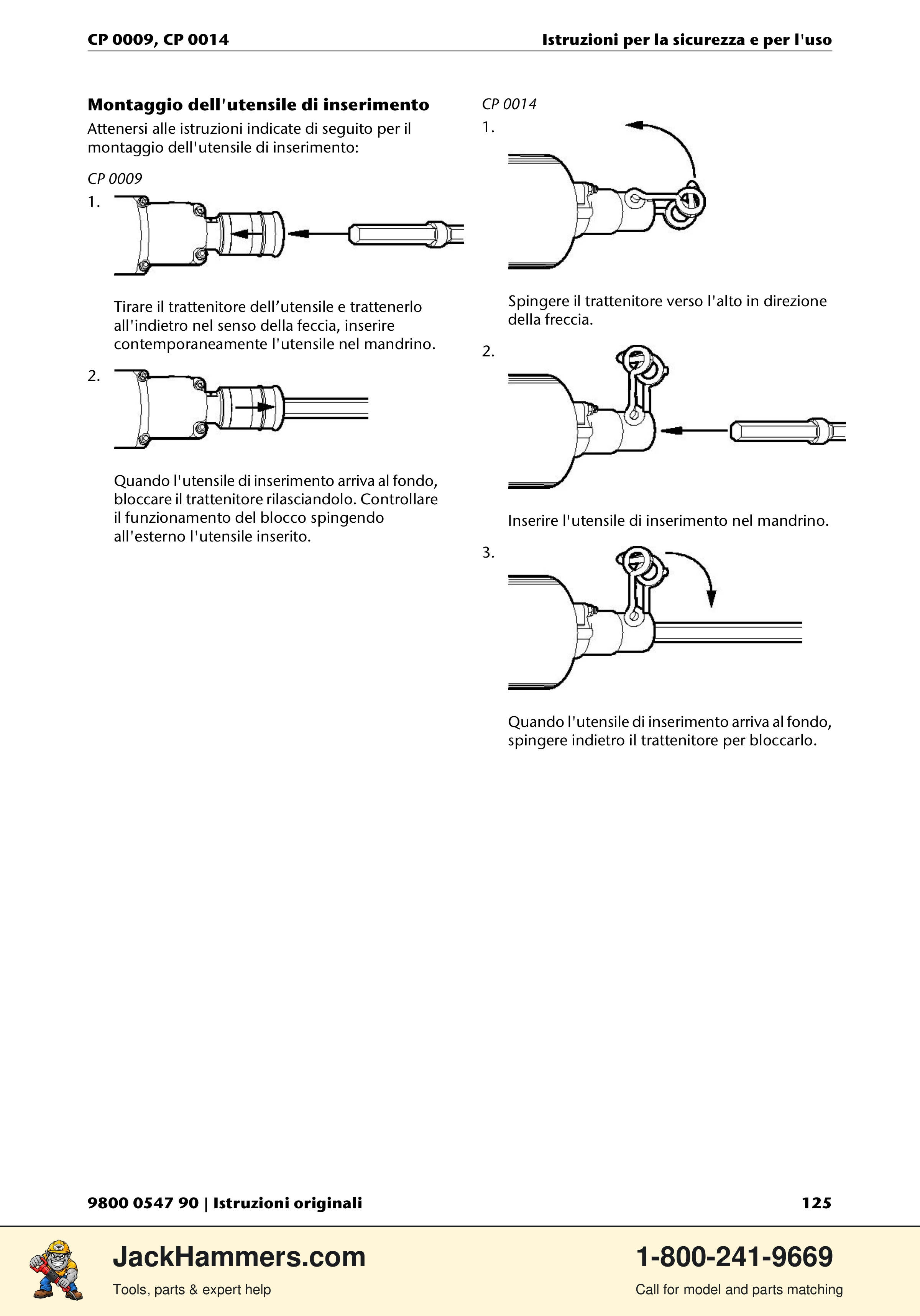 Chicago Pneumatic 0009 Series / 0014 Series PDF page 125 of 260