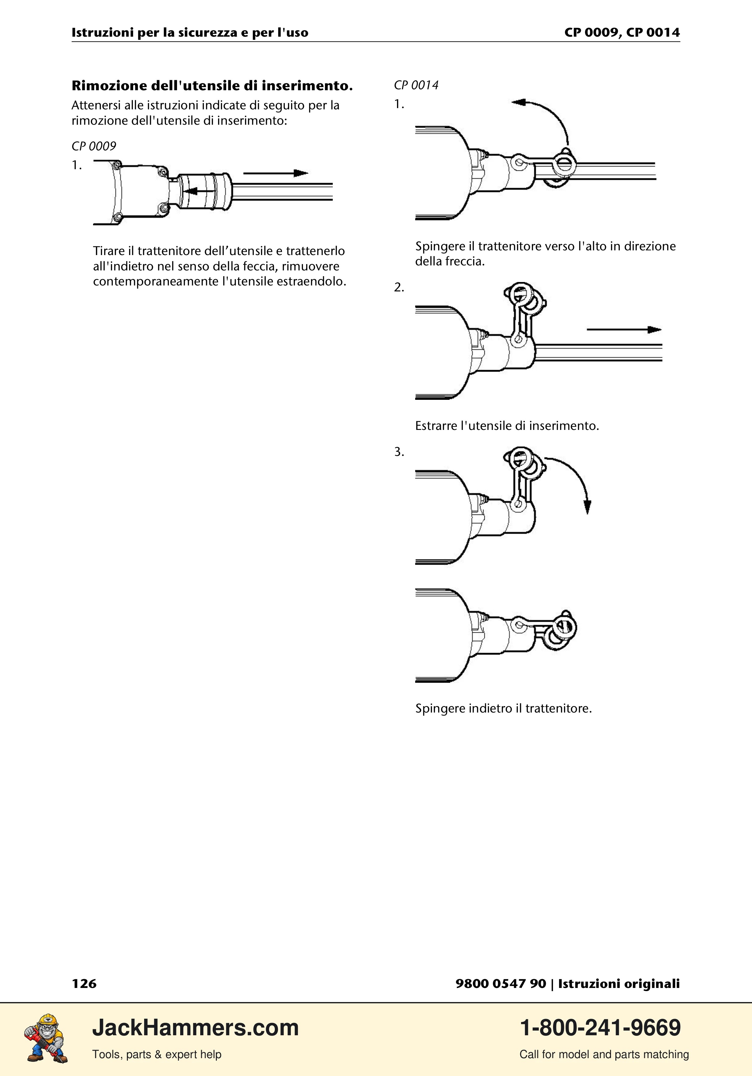 Chicago Pneumatic 0009 Series / 0014 Series PDF page 126 of 260