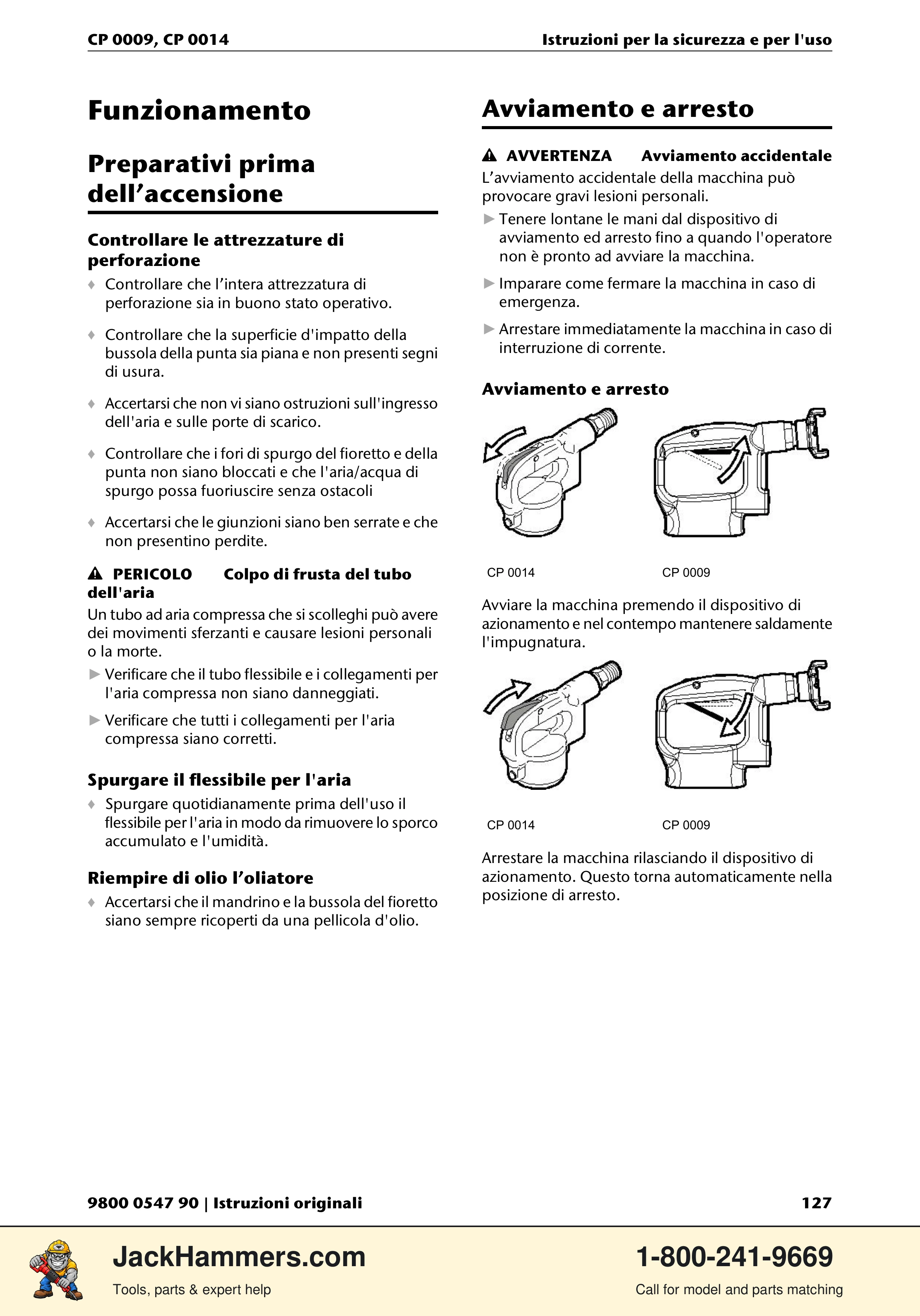 Chicago Pneumatic 0009 Series / 0014 Series PDF page 127 of 260