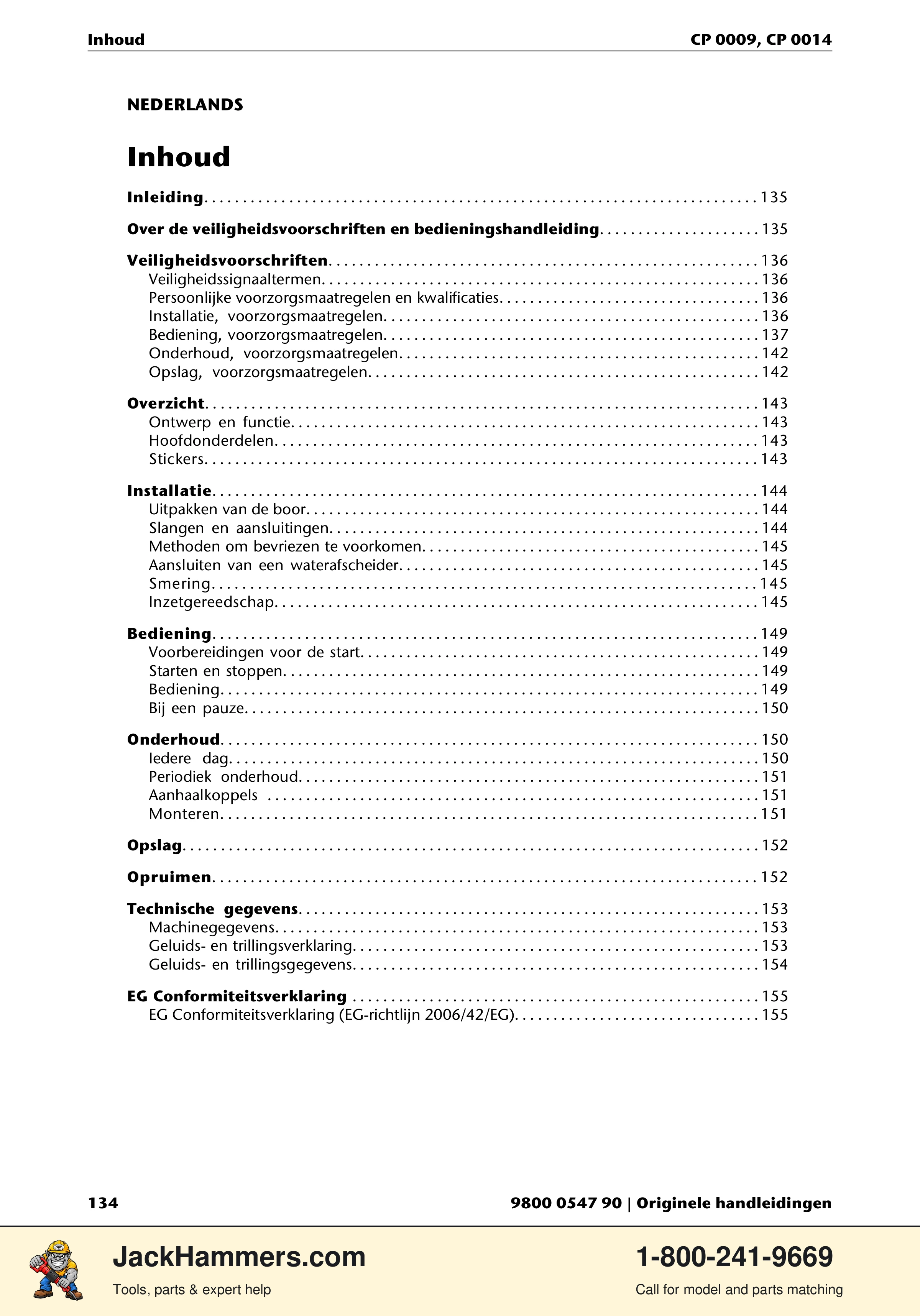 Chicago Pneumatic 0009 Series / 0014 Series PDF page 134 of 260