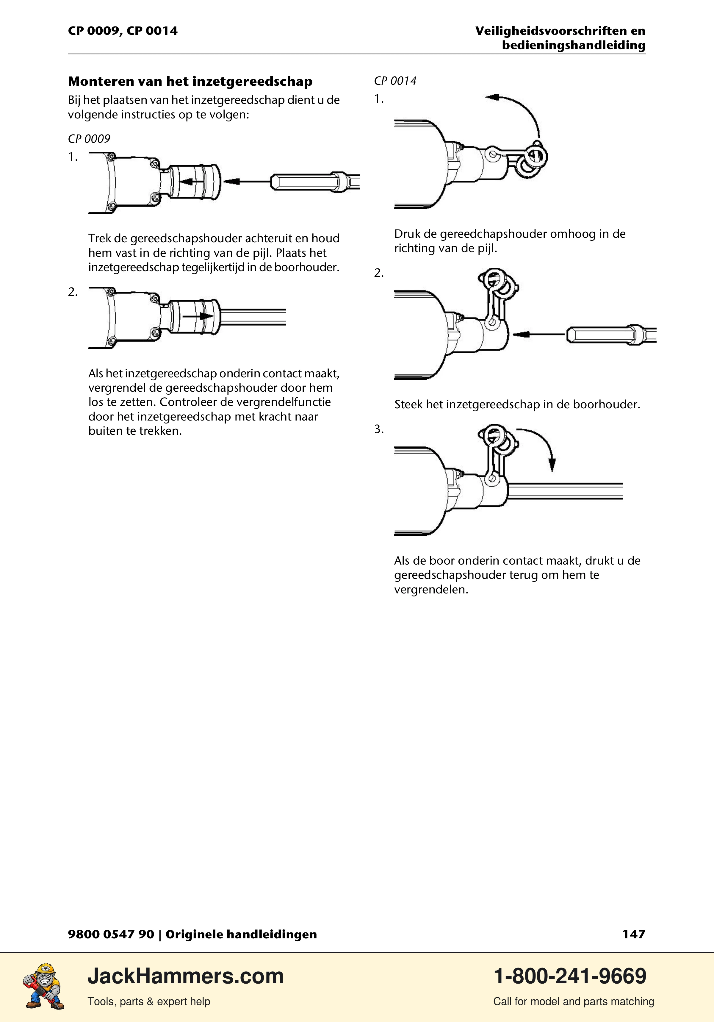 Chicago Pneumatic 0009 Series / 0014 Series PDF page 147 of 260