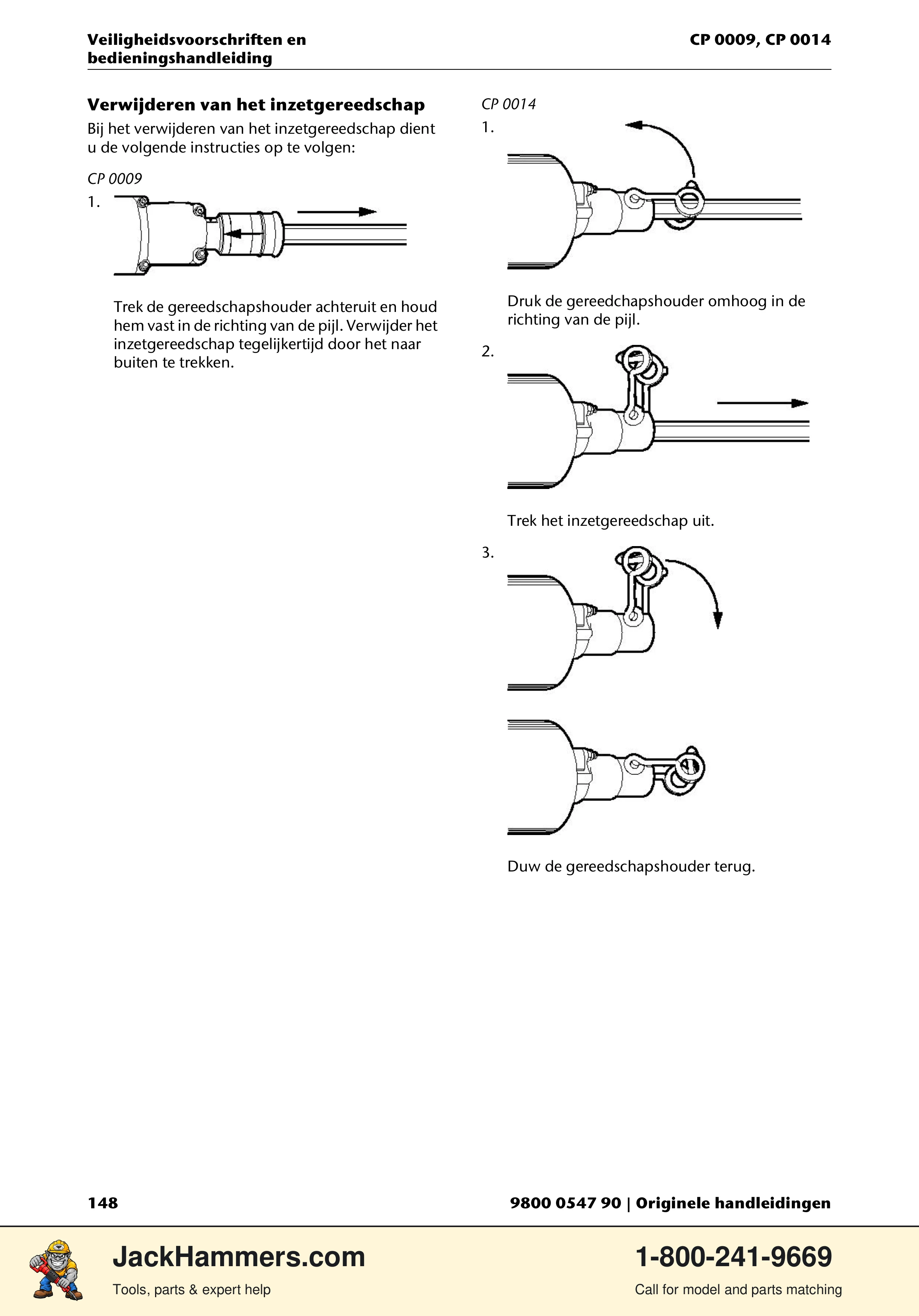 Chicago Pneumatic 0009 Series / 0014 Series PDF page 148 of 260