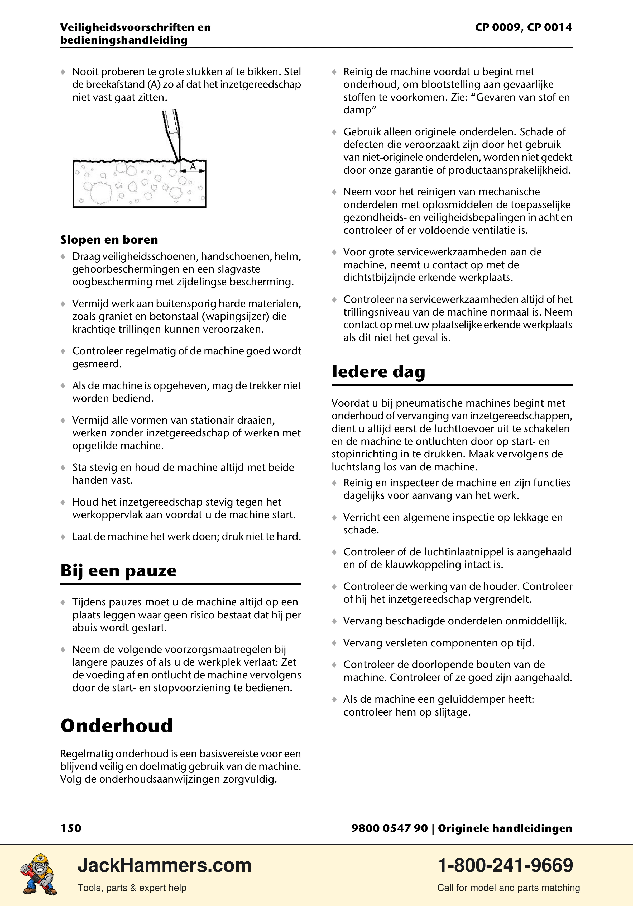 Chicago Pneumatic 0009 Series / 0014 Series PDF page 150 of 260