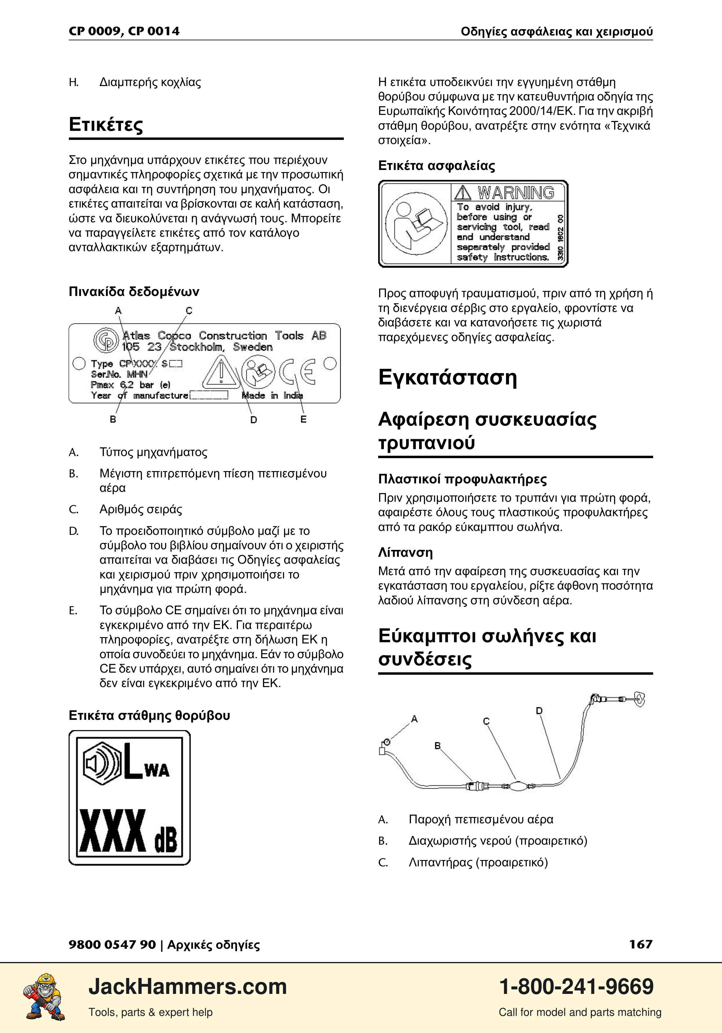 Chicago Pneumatic 0009 Series / 0014 Series PDF page 167 of 260