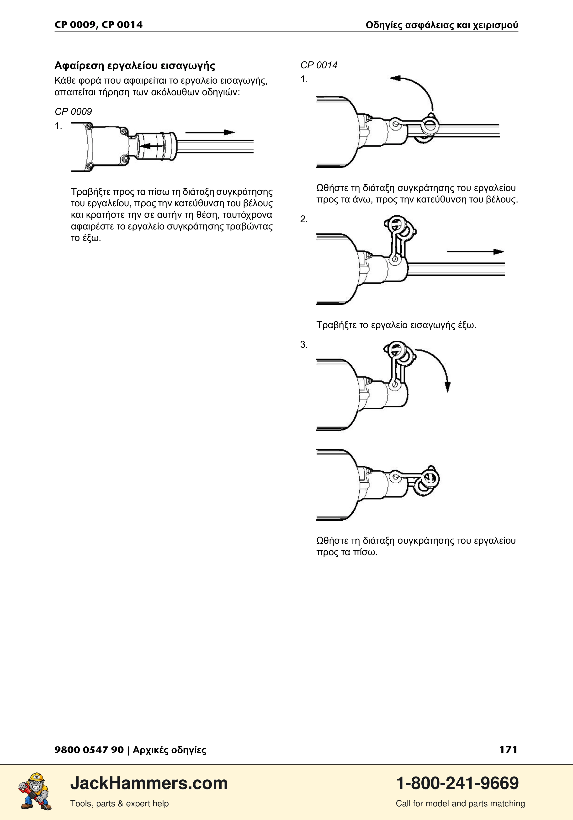 Chicago Pneumatic 0009 Series / 0014 Series PDF page 171 of 260