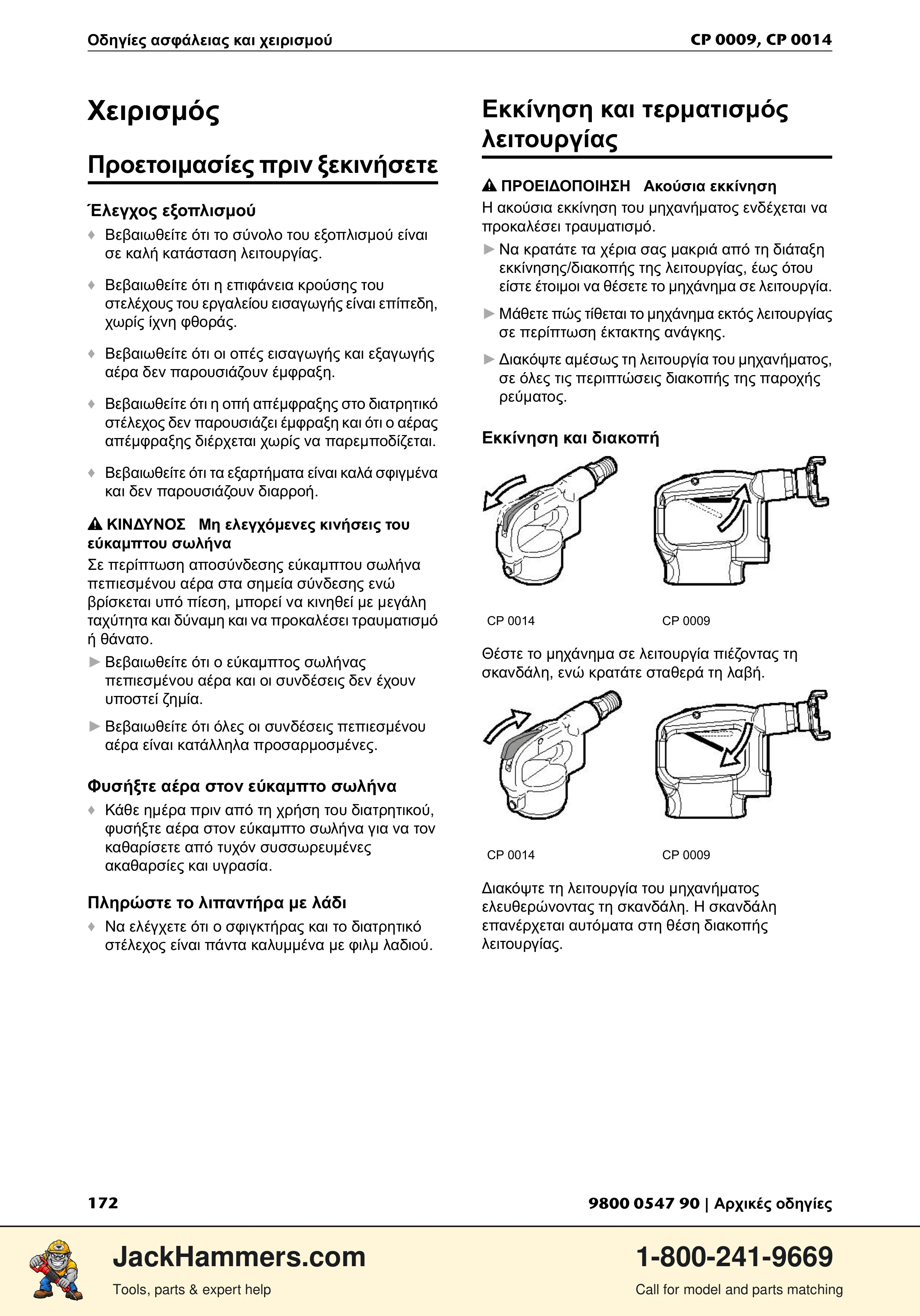 Chicago Pneumatic 0009 Series / 0014 Series PDF page 172 of 260