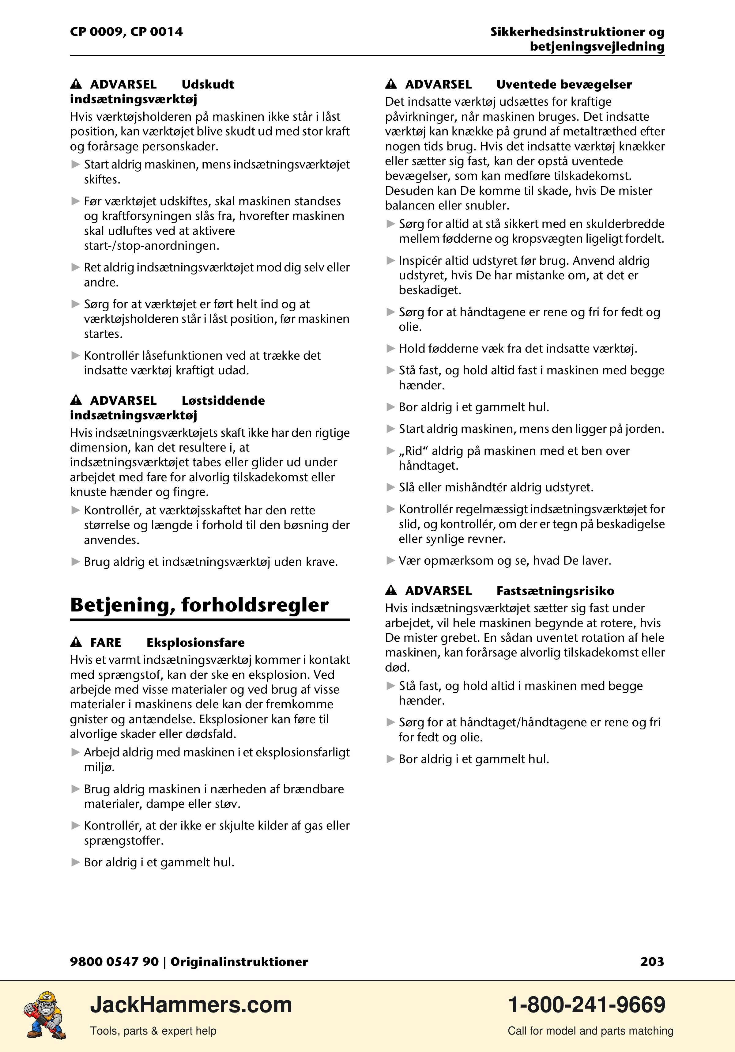 Chicago Pneumatic 0009 Series / 0014 Series PDF page 203 of 260