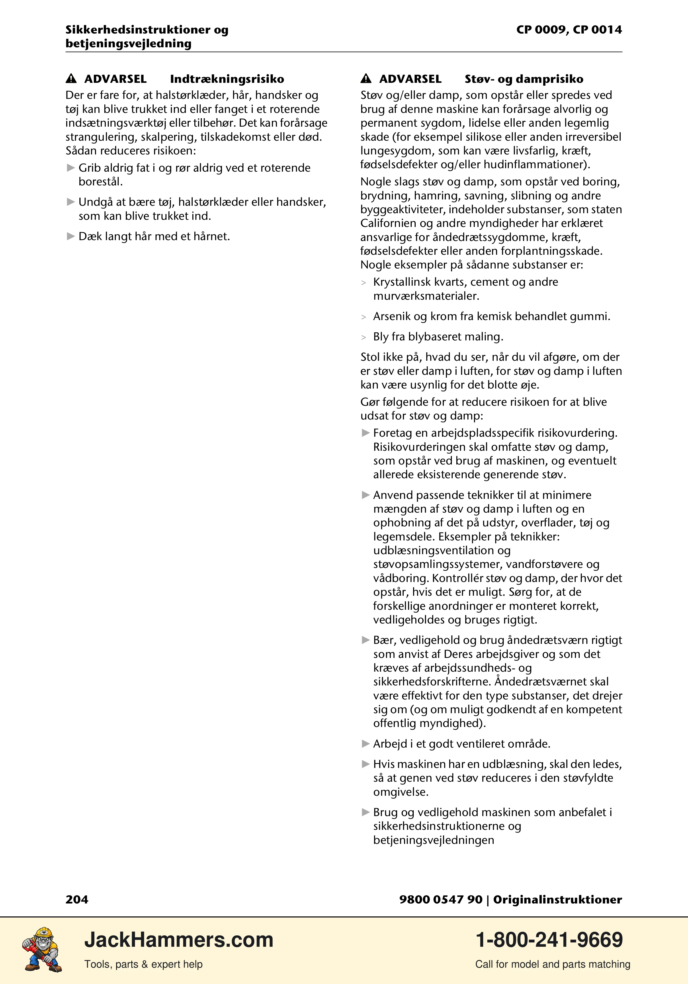 Chicago Pneumatic 0009 Series / 0014 Series PDF page 204 of 260