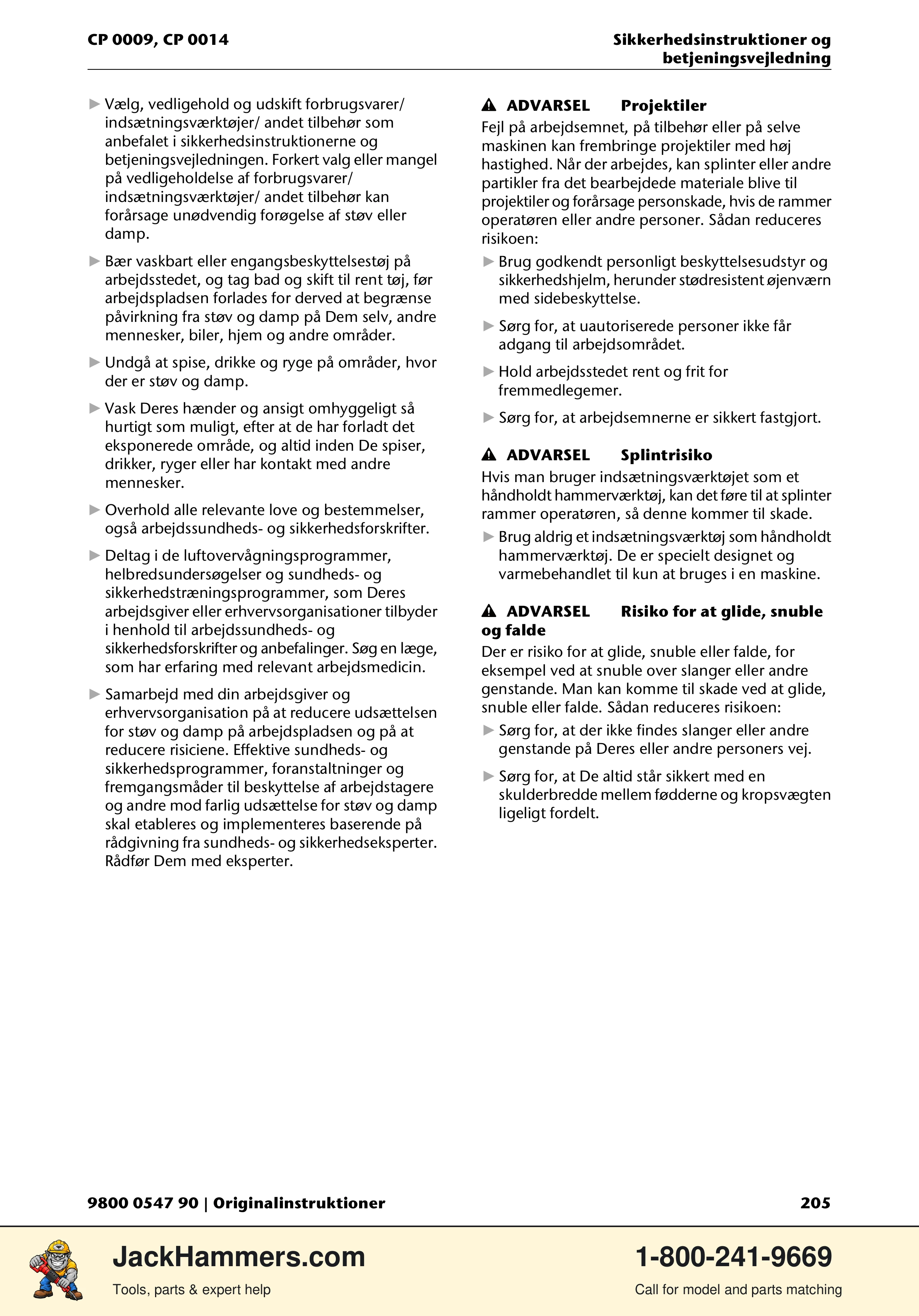 Chicago Pneumatic 0009 Series / 0014 Series PDF page 205 of 260