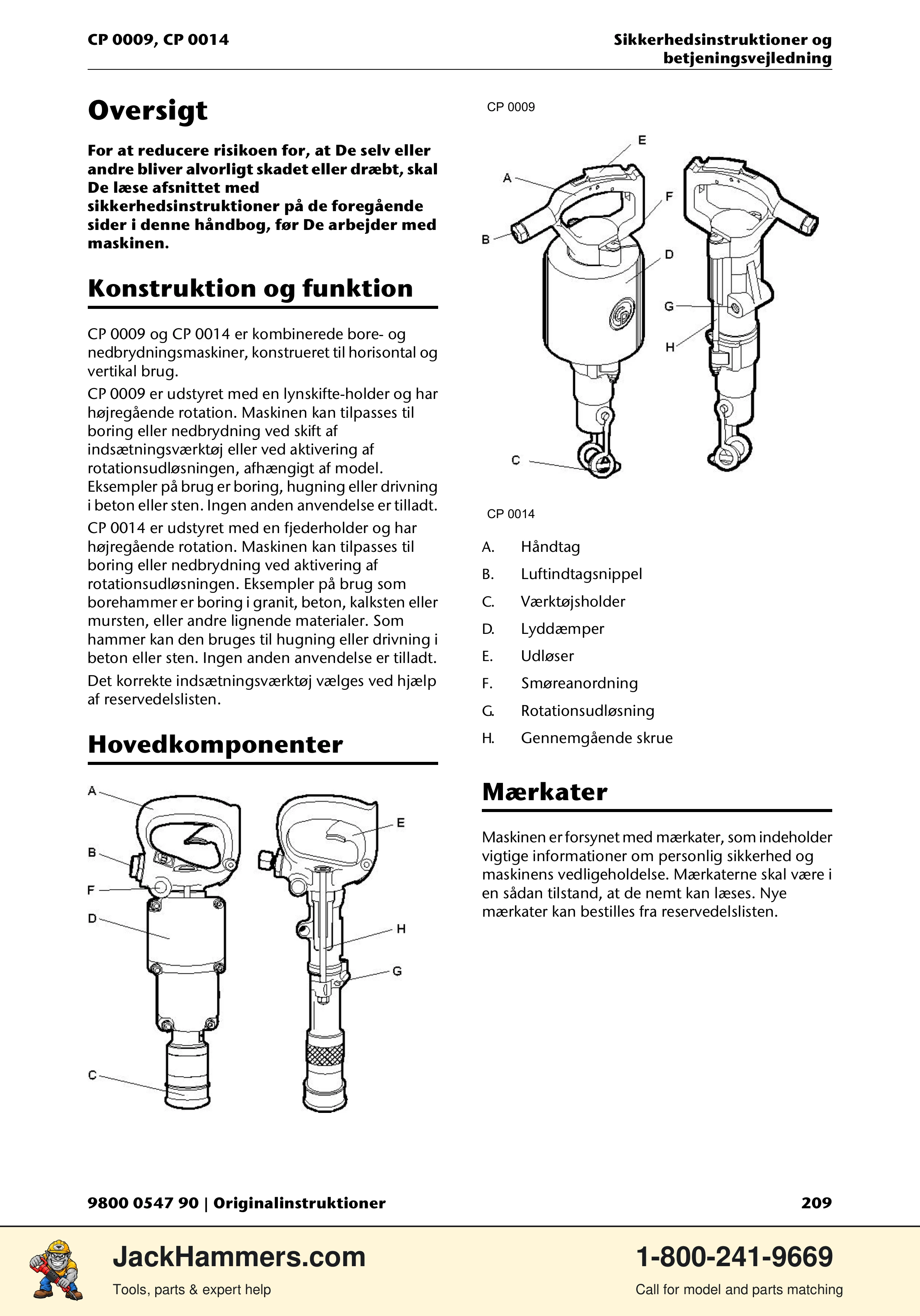 Chicago Pneumatic 0009 Series / 0014 Series PDF page 209 of 260
