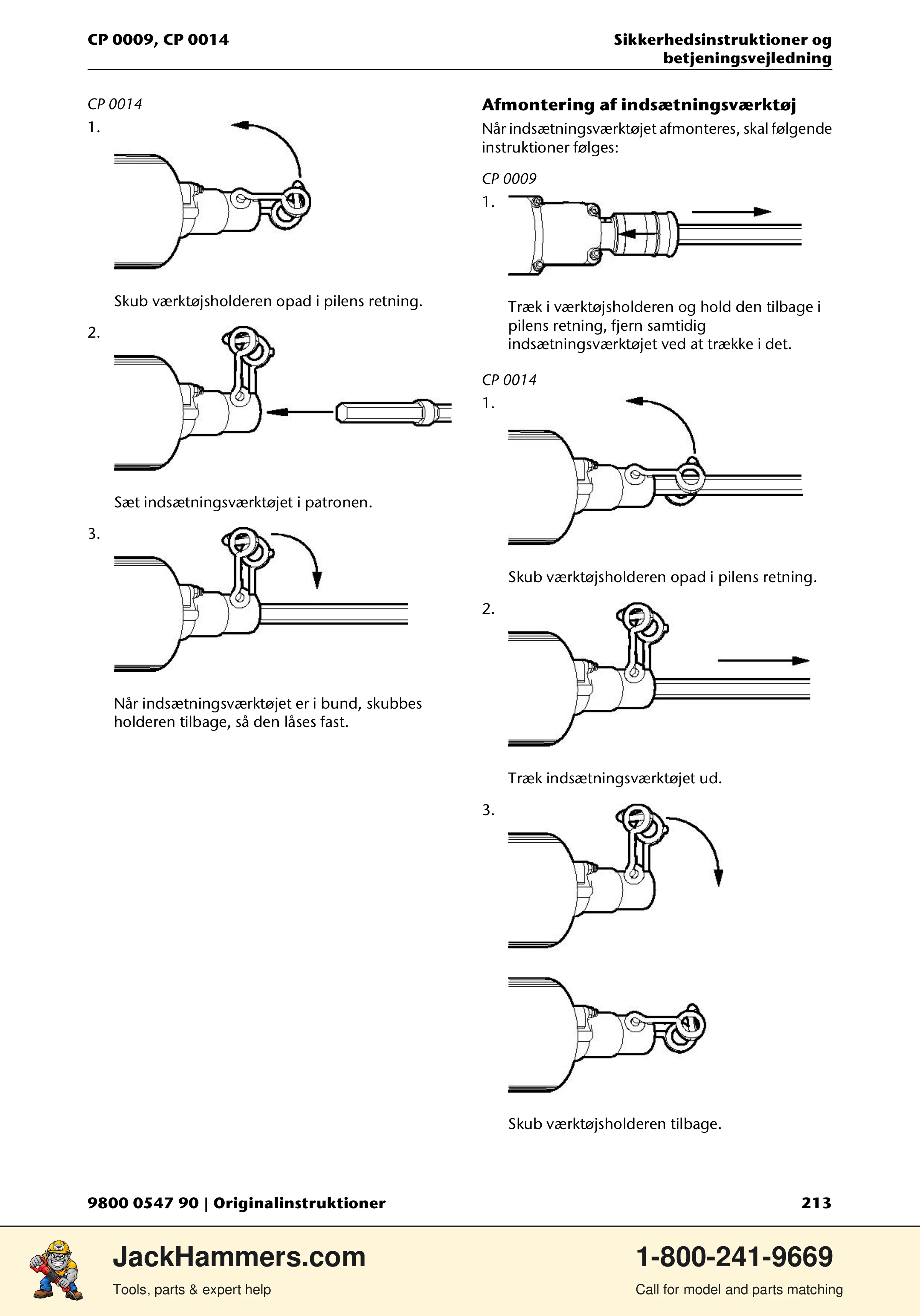 Chicago Pneumatic 0009 Series / 0014 Series PDF page 213 of 260