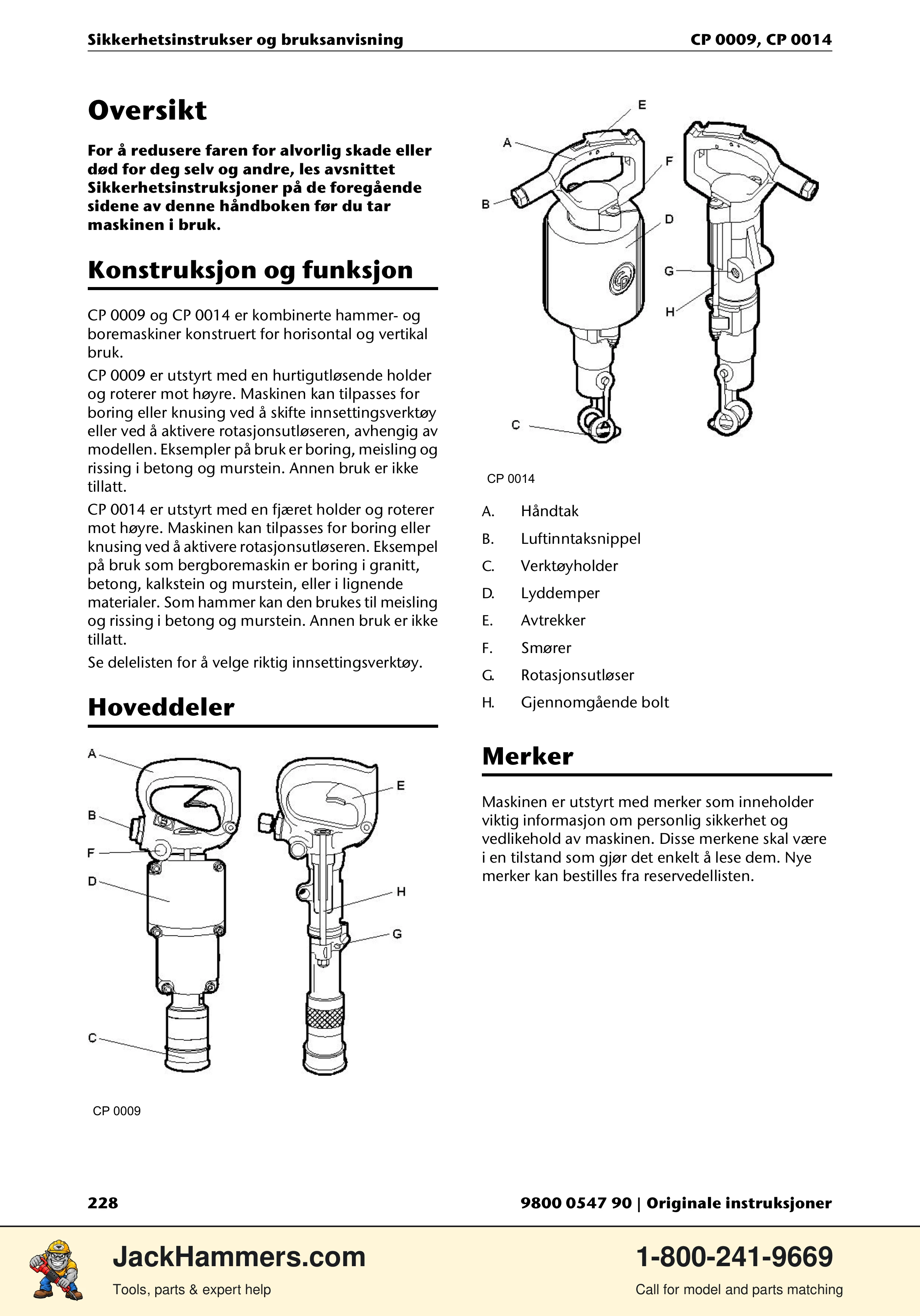 Chicago Pneumatic 0009 Series / 0014 Series PDF page 228 of 260