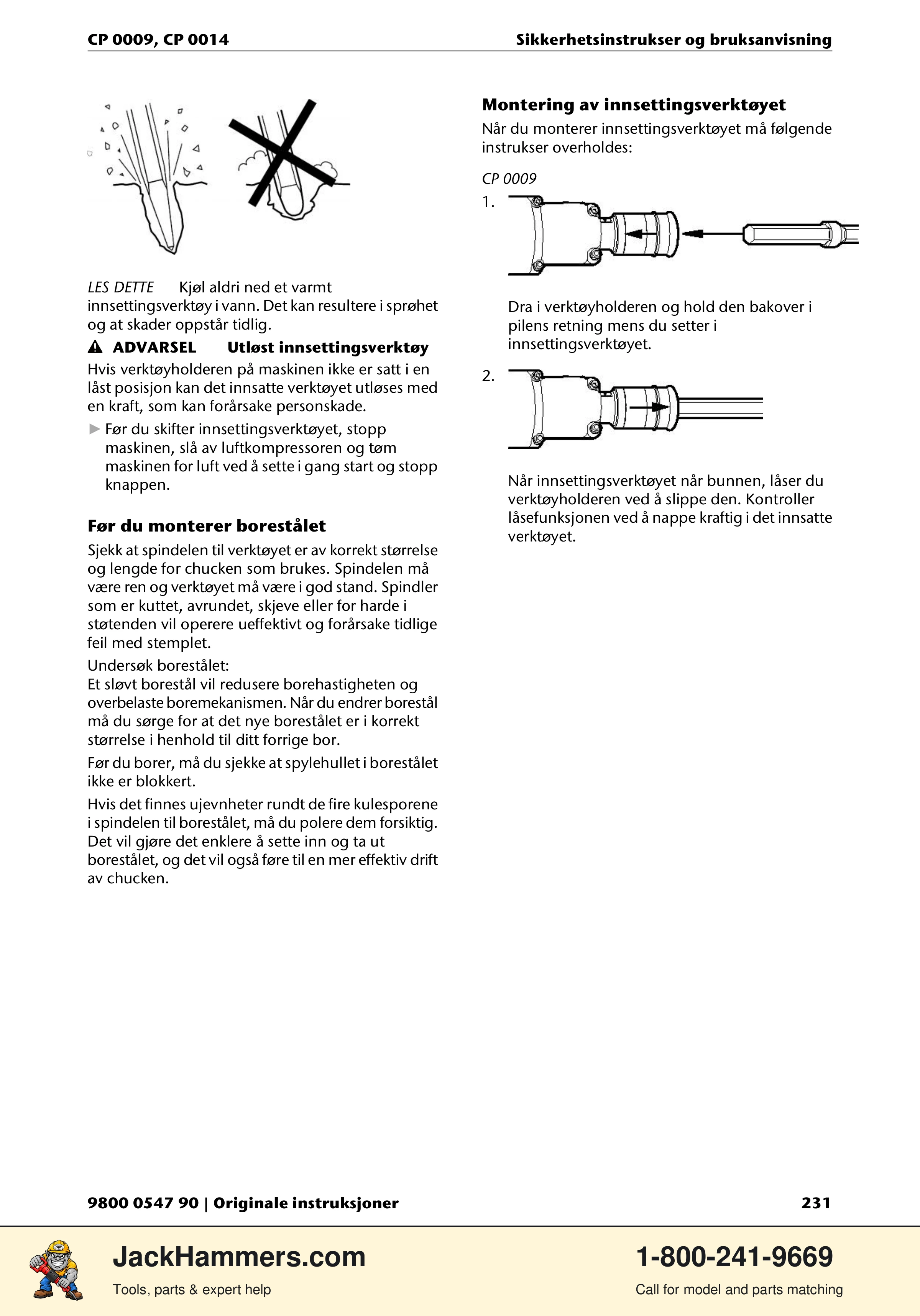 Chicago Pneumatic 0009 Series / 0014 Series PDF page 231 of 260