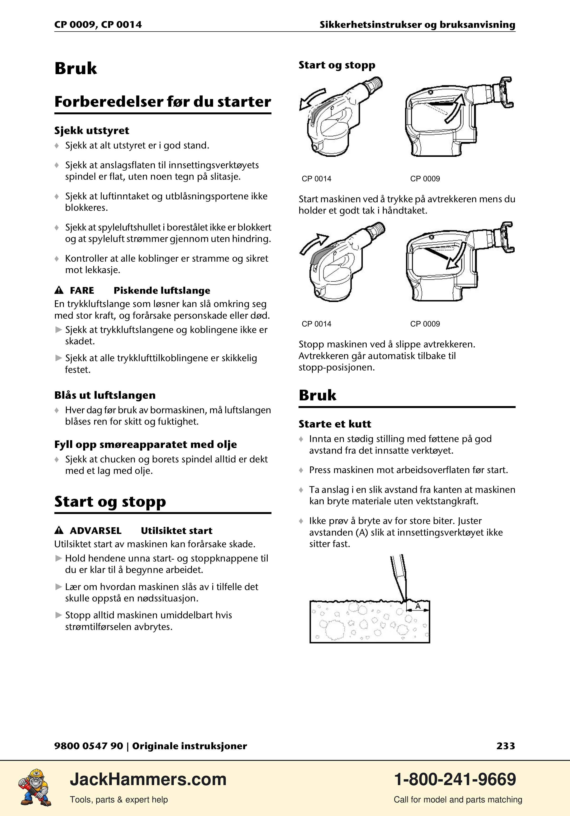 Chicago Pneumatic 0009 Series / 0014 Series PDF page 233 of 260