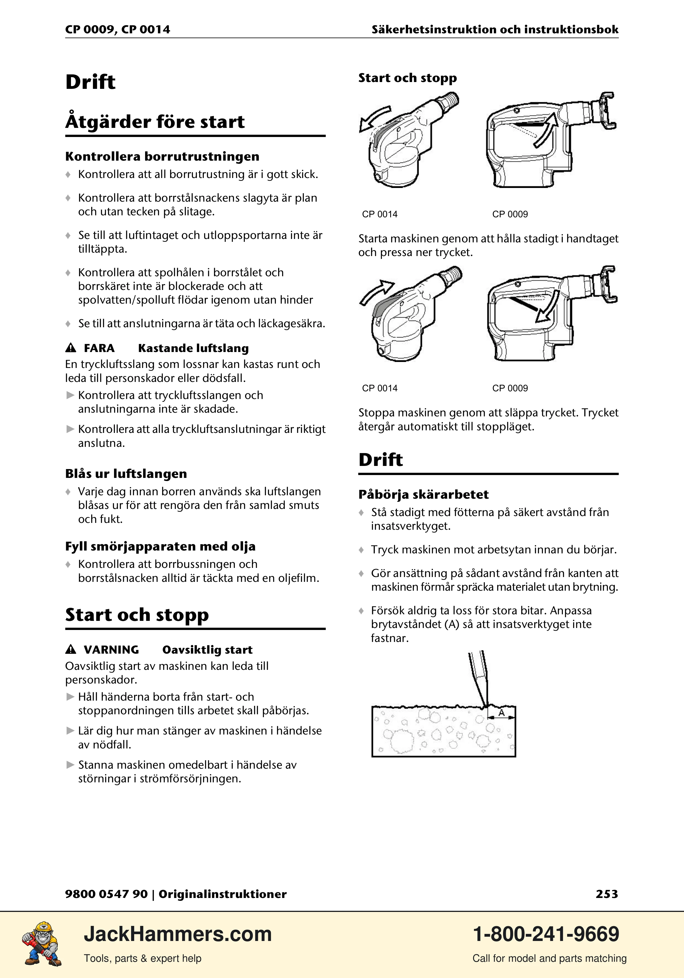 Chicago Pneumatic 0009 Series / 0014 Series PDF page 253 of 260
