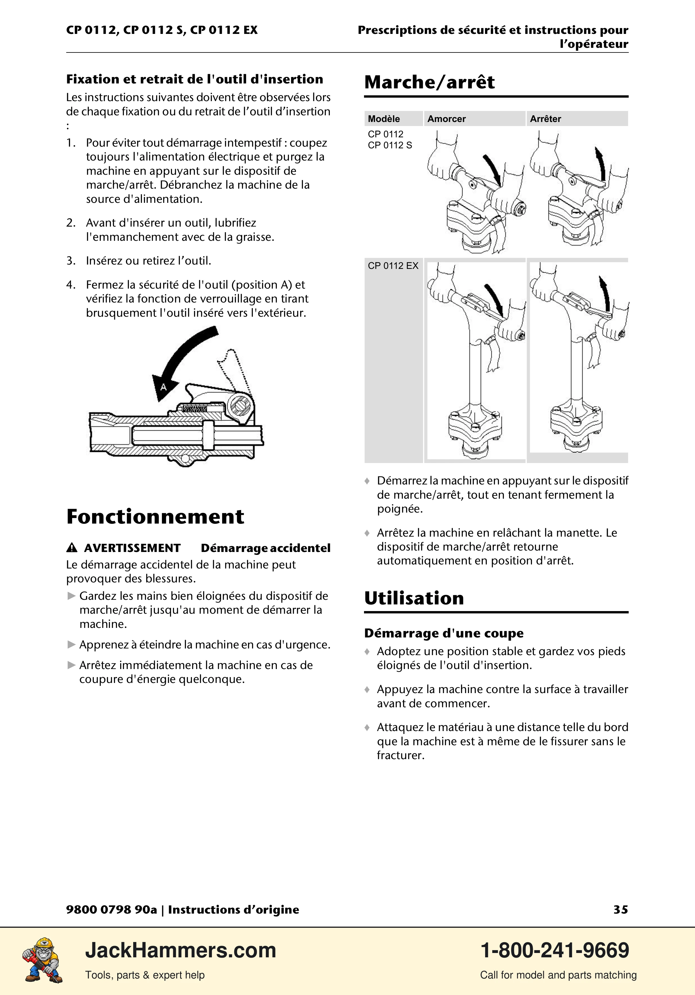 Chicago Pneumatic CP0112 Series PDF page 35 of 232
