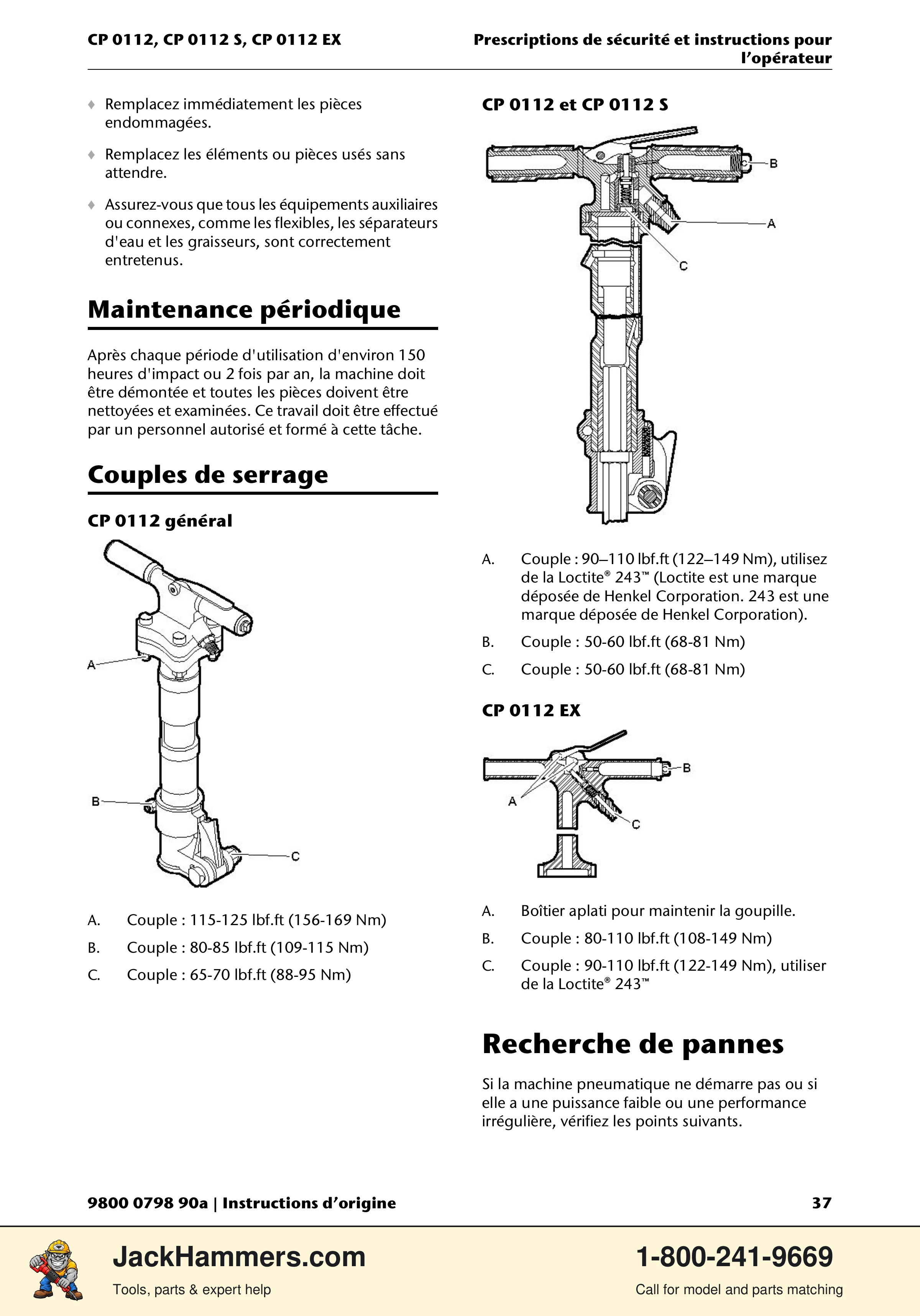 Chicago Pneumatic CP0112 Series PDF page 37 of 232