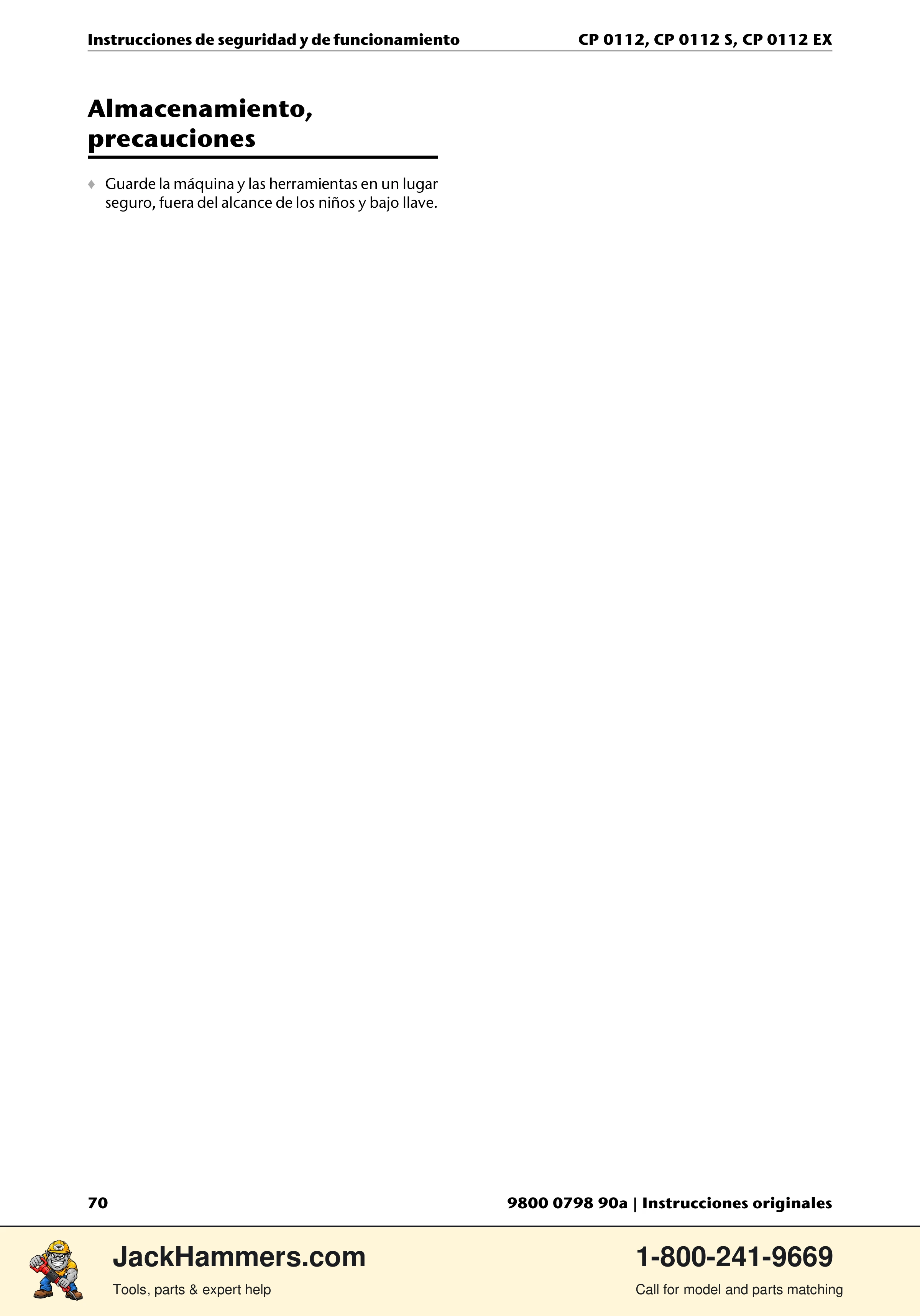 Chicago Pneumatic CP0112 Series PDF page 70 of 232