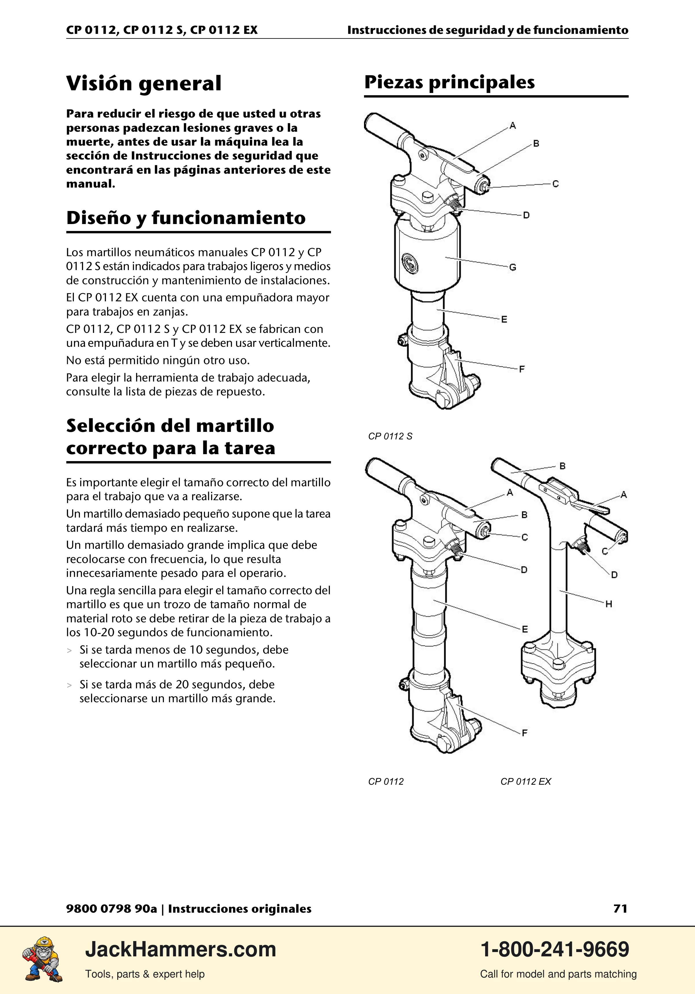 Chicago Pneumatic CP0112 Series PDF page 71 of 232