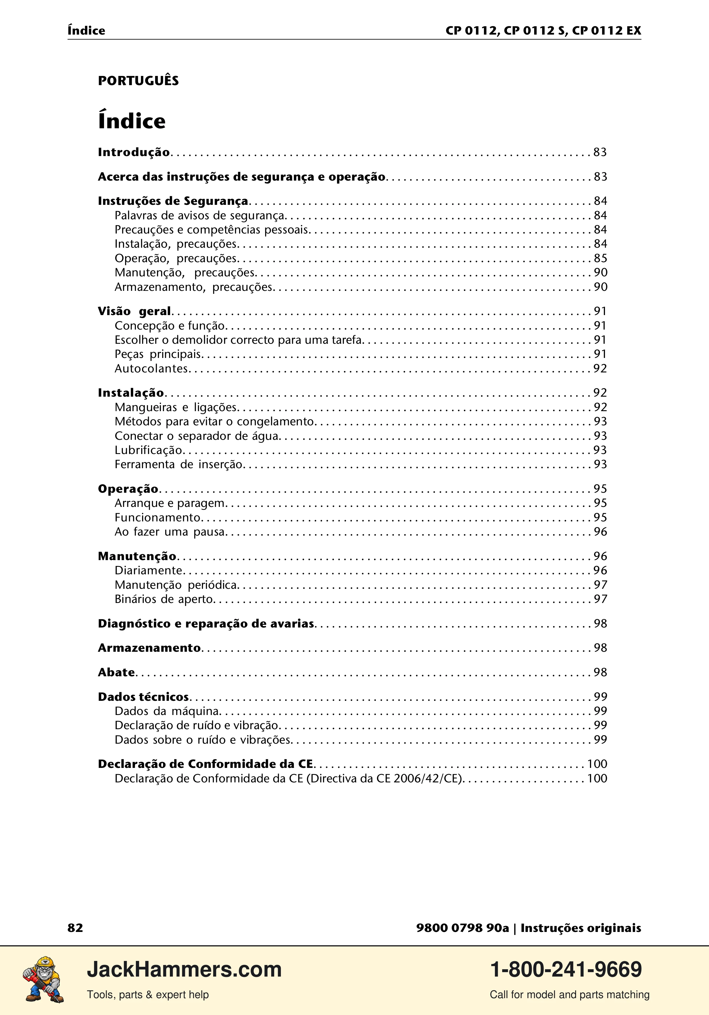 Chicago Pneumatic CP0112 Series PDF page 82 of 232