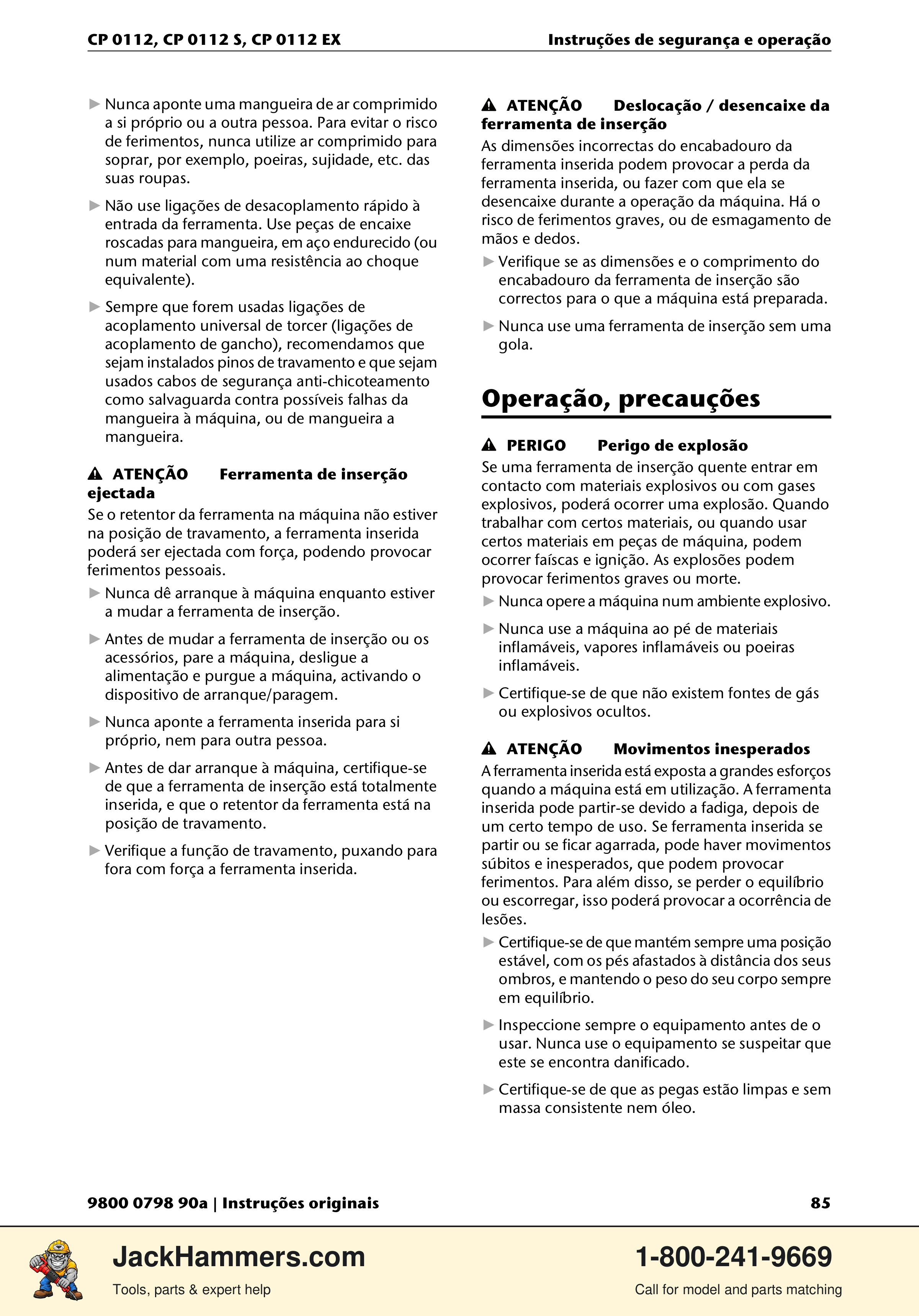 Chicago Pneumatic CP0112 Series PDF page 85 of 232