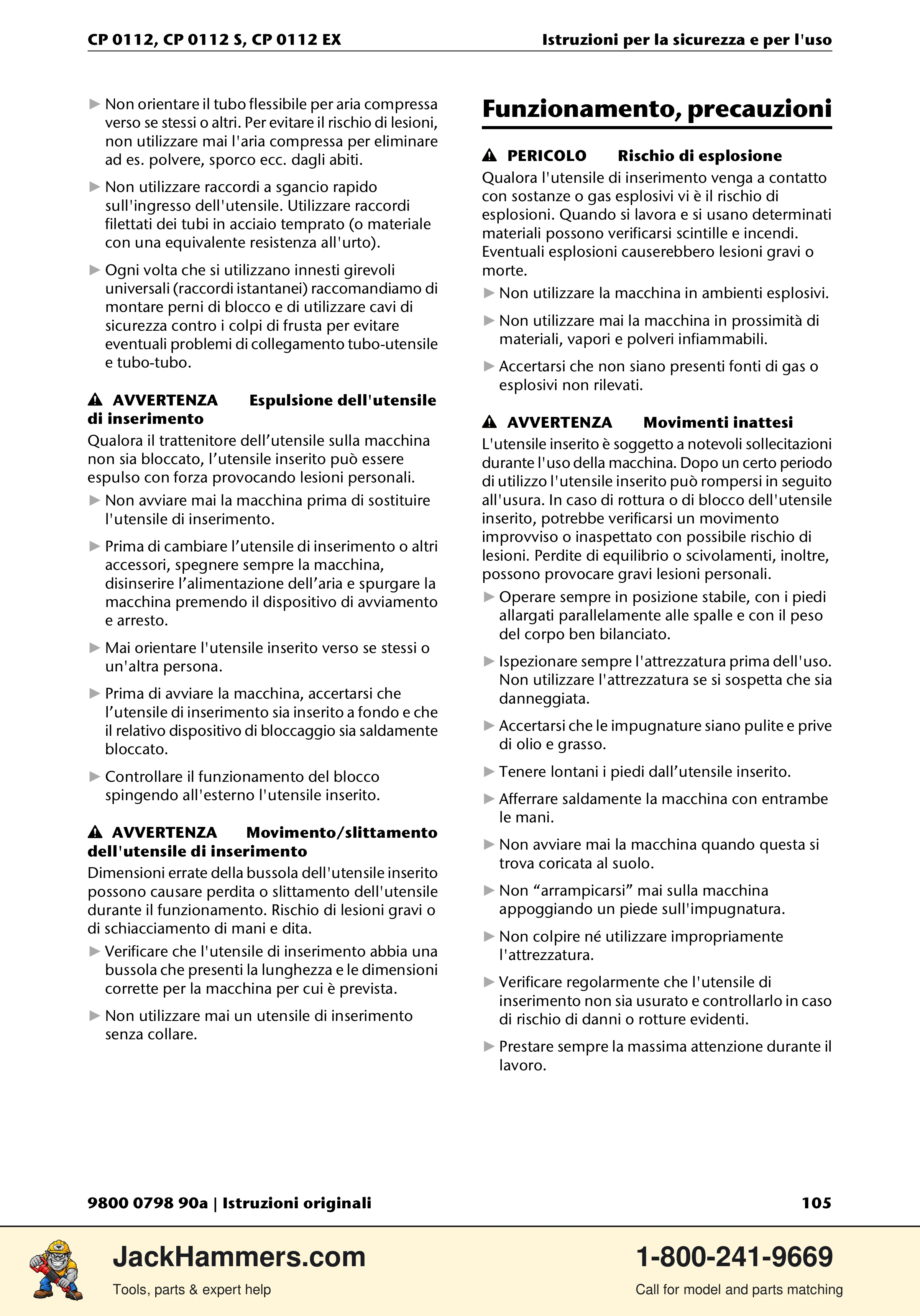 Chicago Pneumatic CP0112 Series PDF page 105 of 232