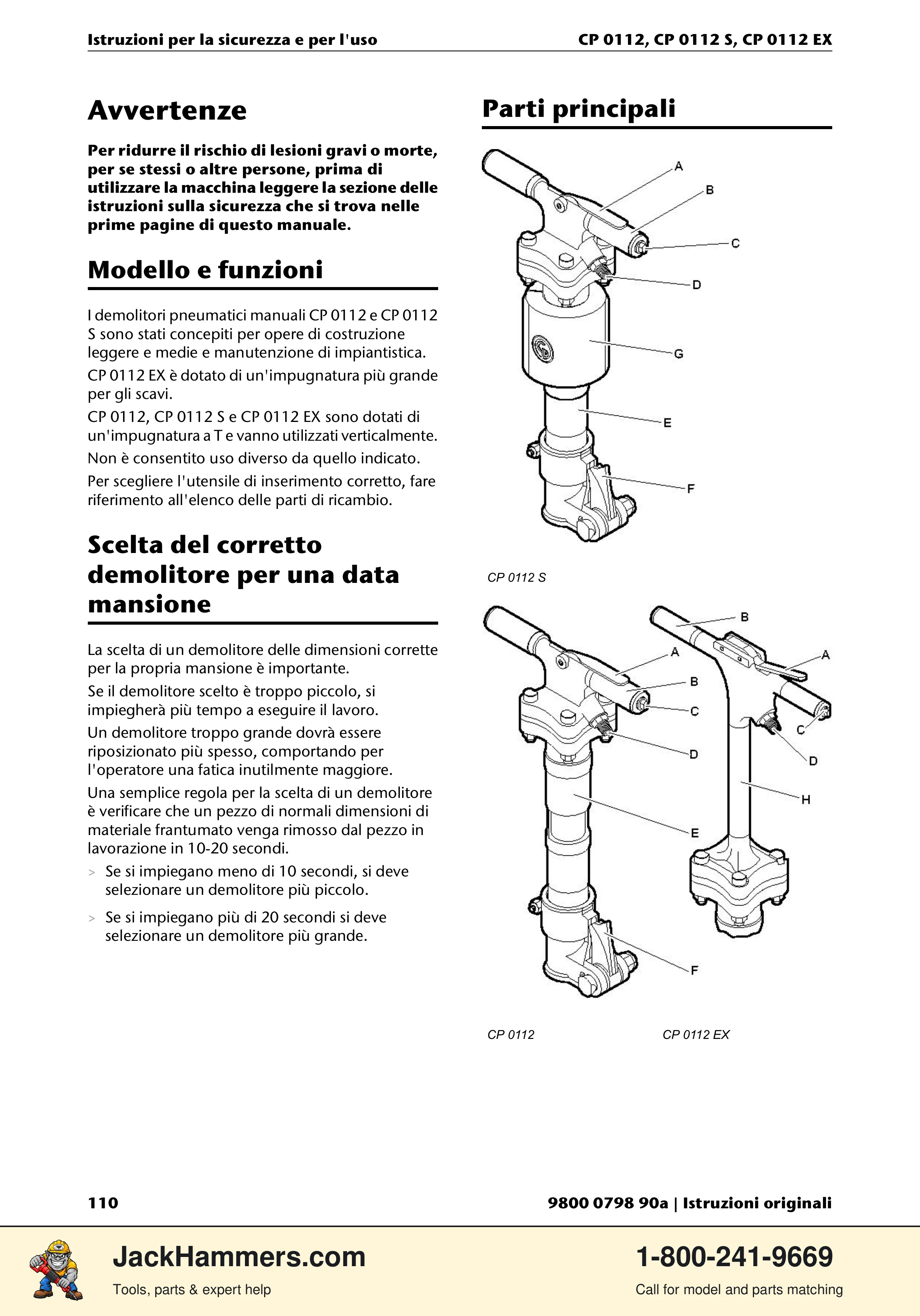 Chicago Pneumatic CP0112 Series PDF page 110 of 232