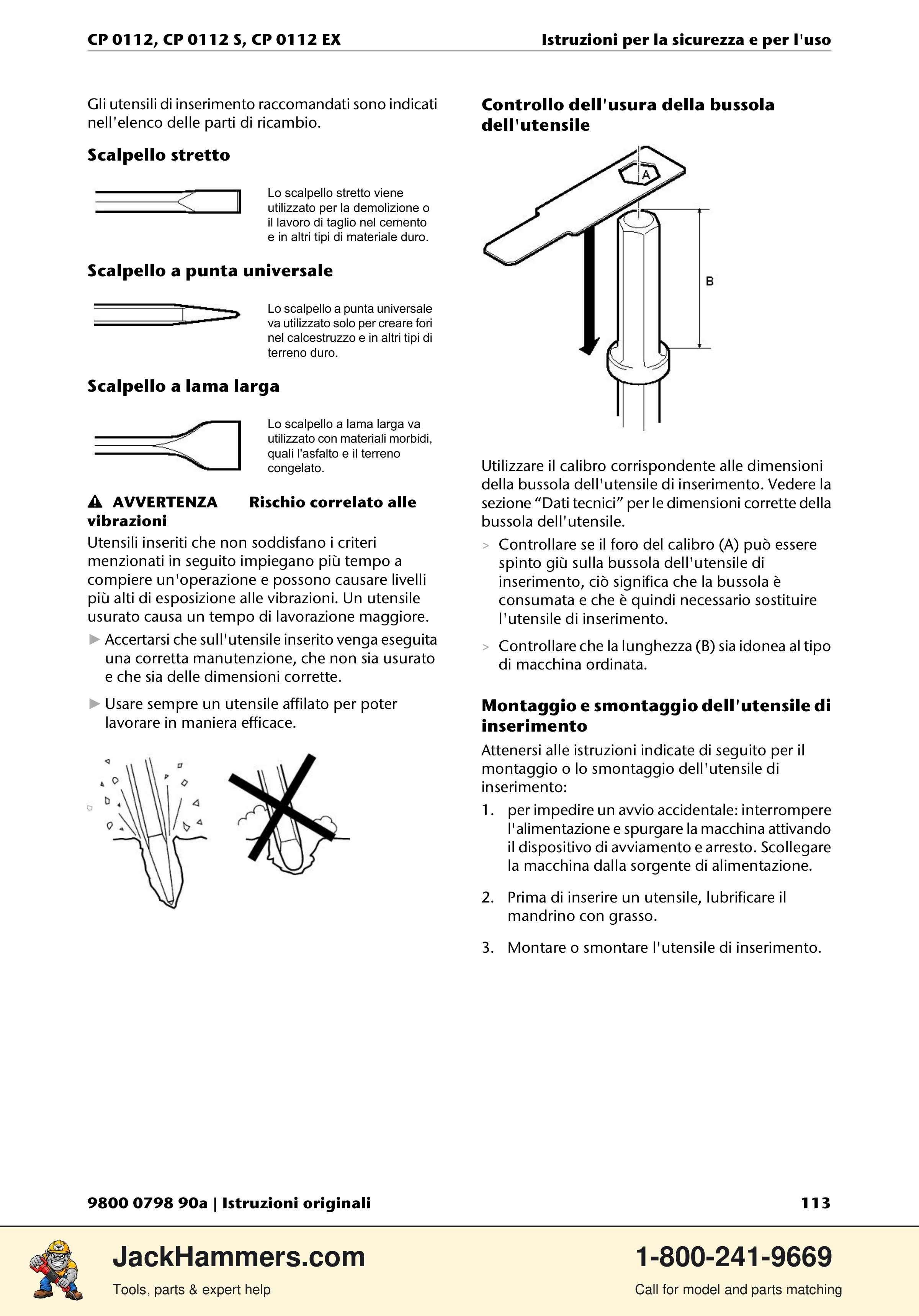 Chicago Pneumatic CP0112 Series PDF page 113 of 232