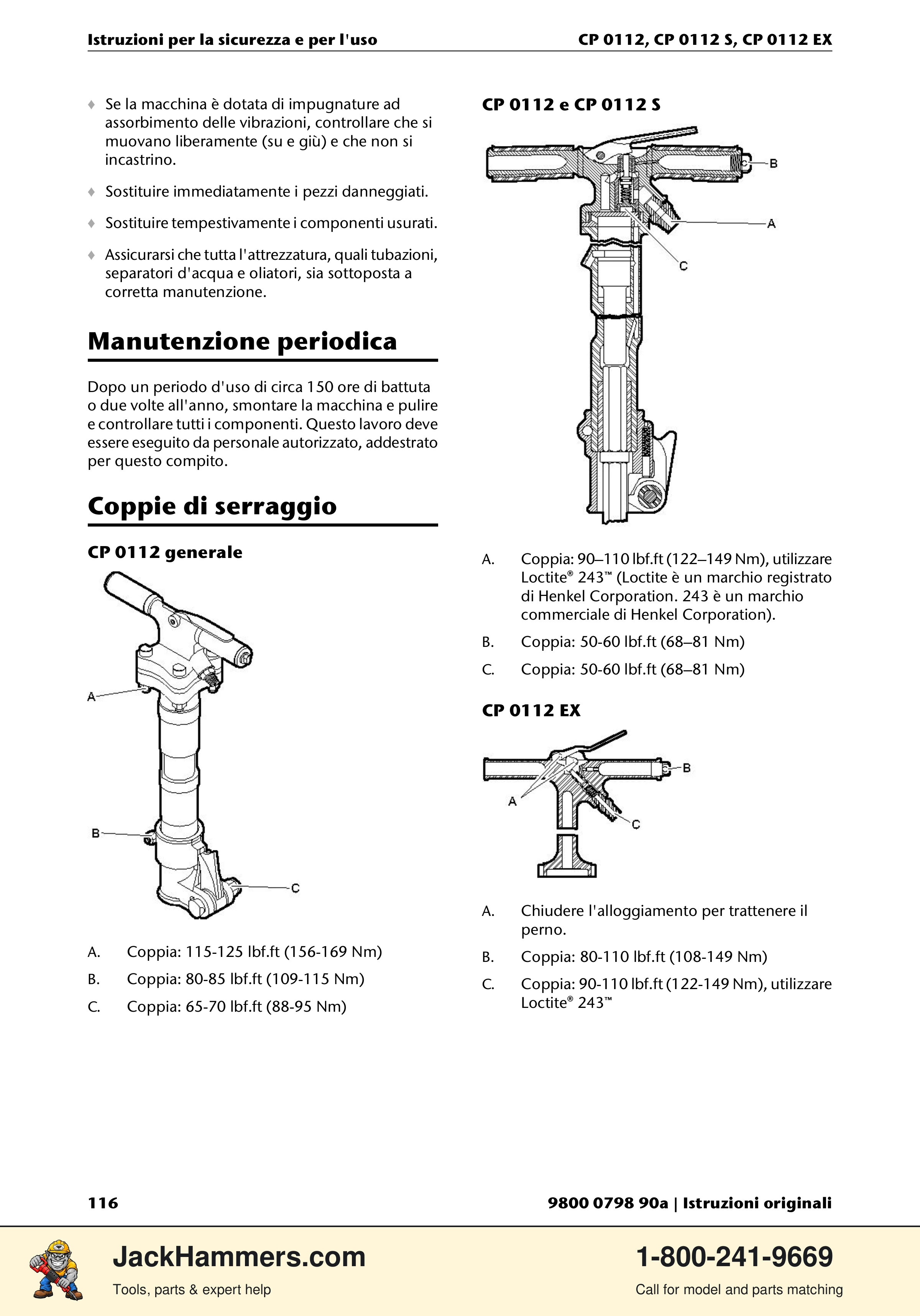 Chicago Pneumatic CP0112 Series PDF page 116 of 232