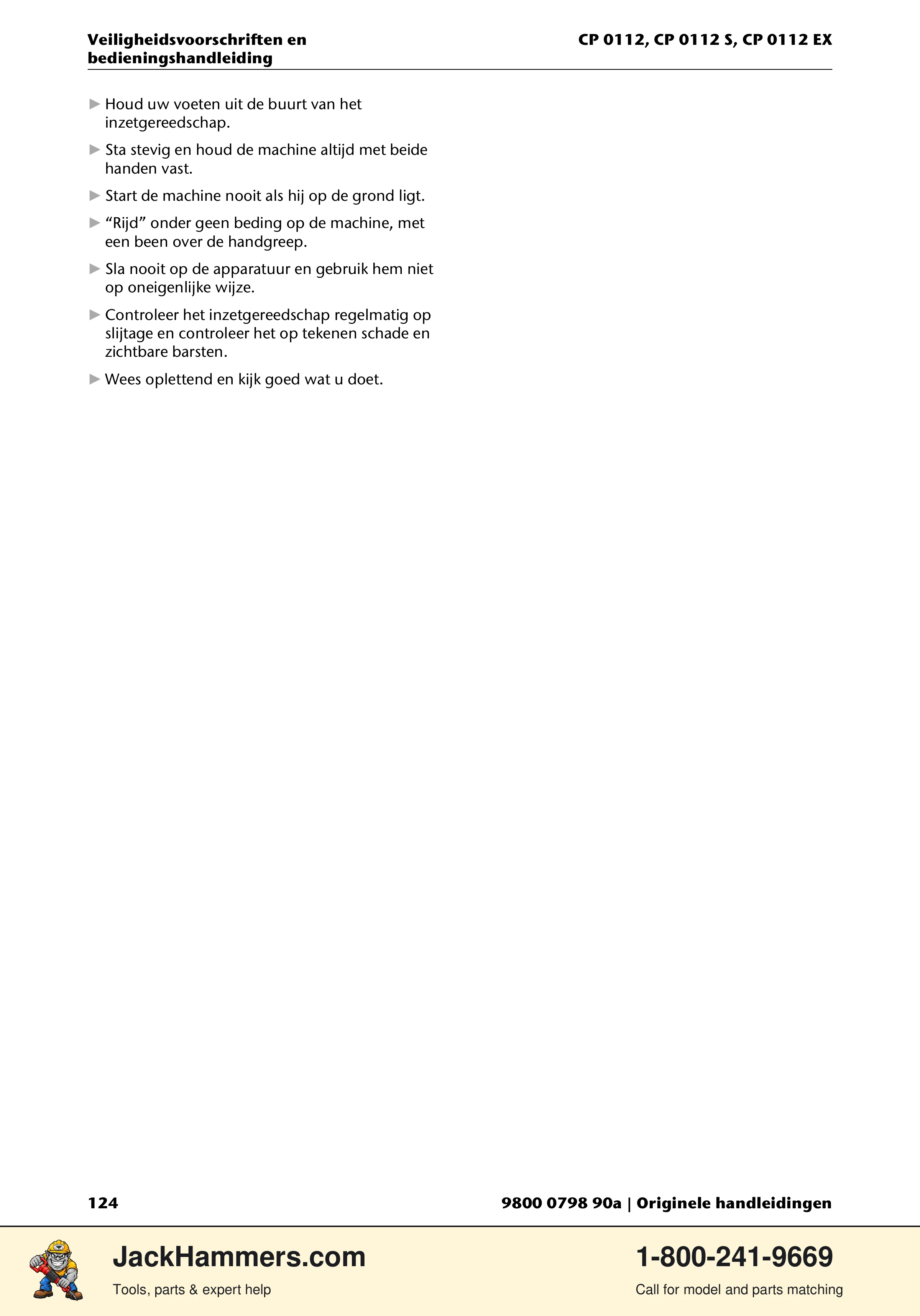Chicago Pneumatic CP0112 Series PDF page 124 of 232