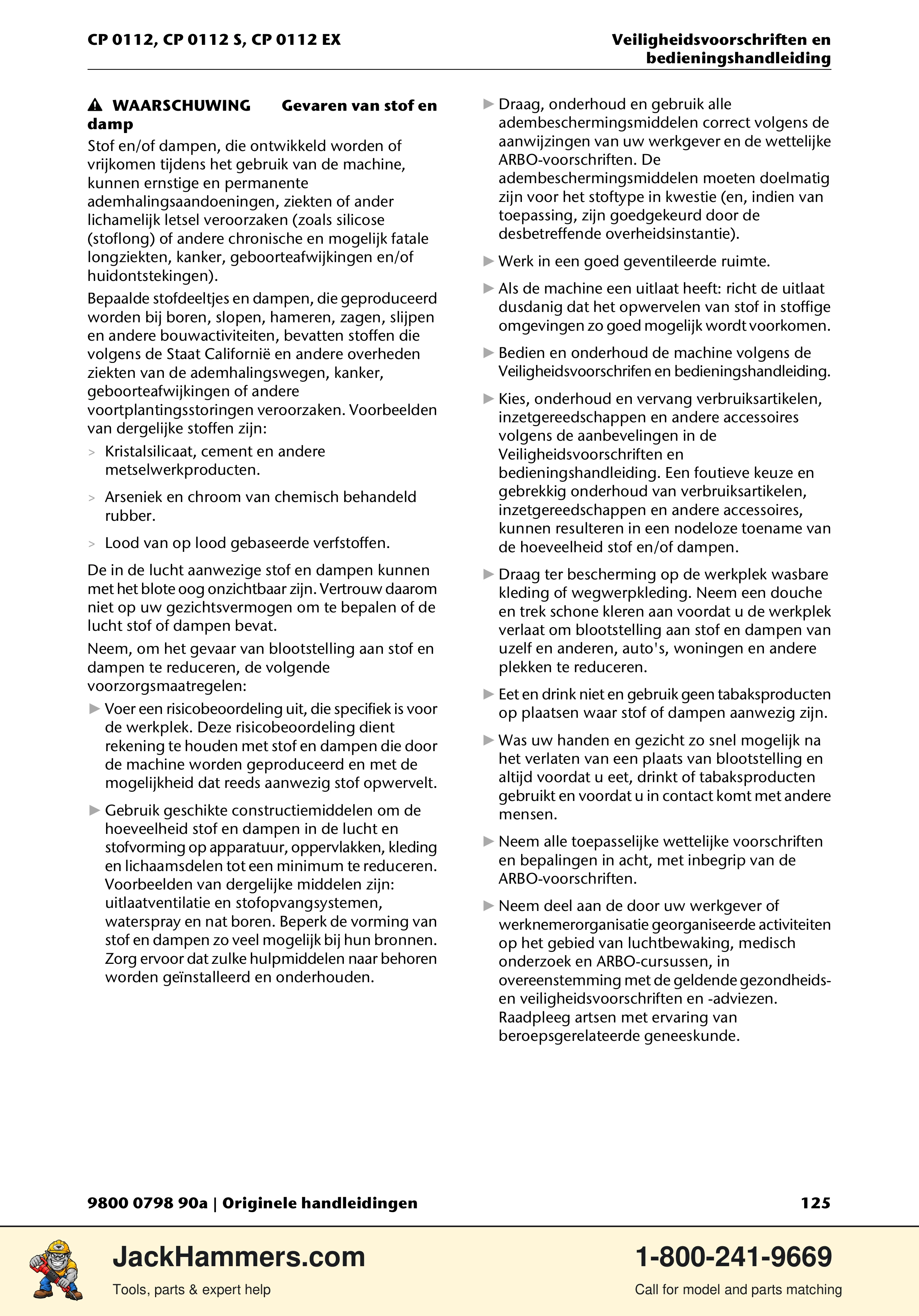 Chicago Pneumatic CP0112 Series PDF page 125 of 232