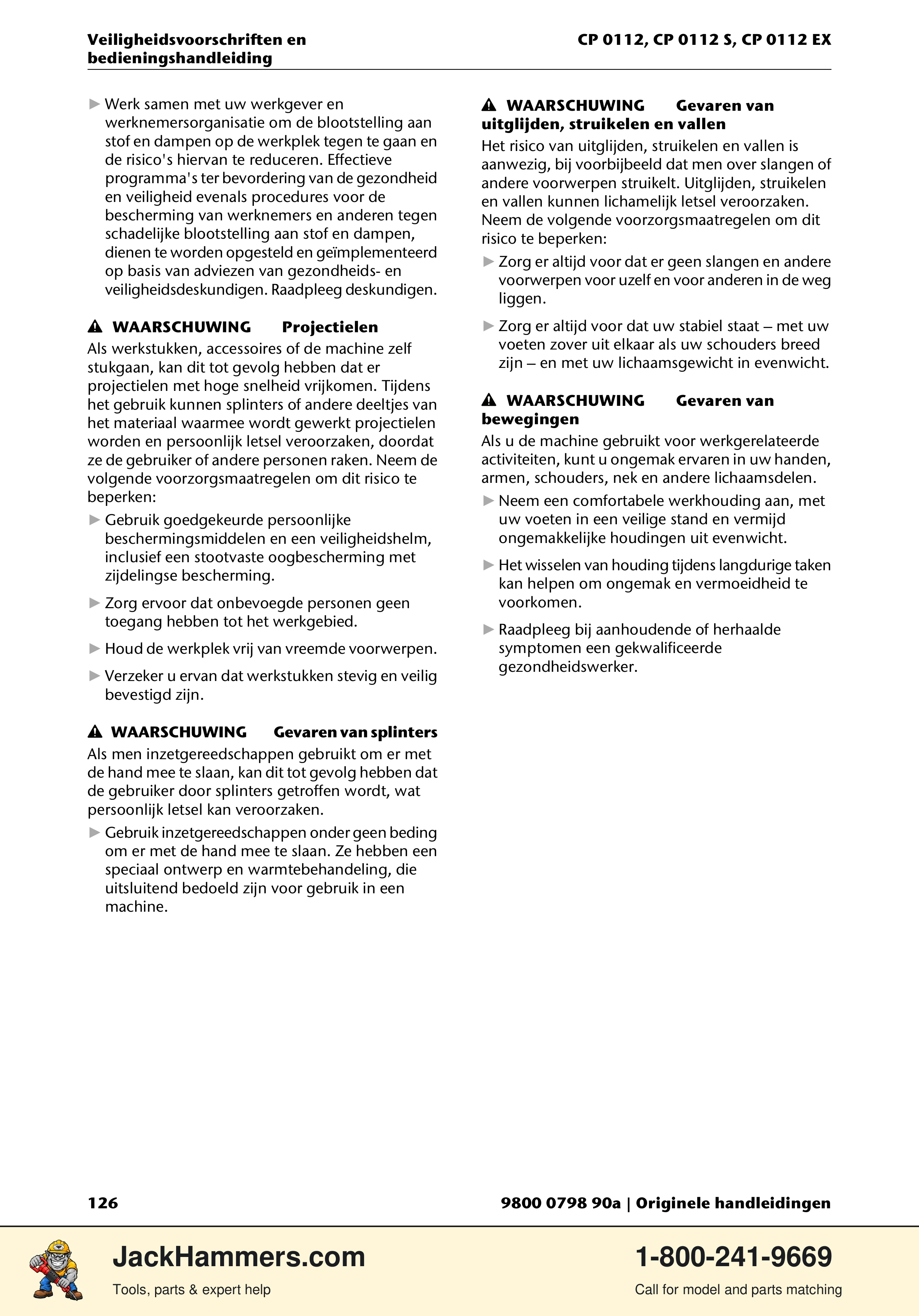 Chicago Pneumatic CP0112 Series PDF page 126 of 232